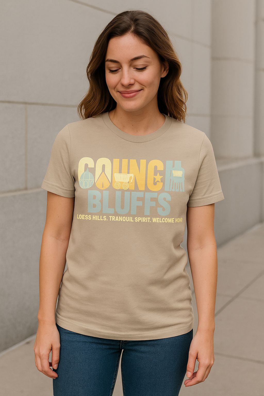 Council Bluffs T-Shirt – Loess Hills Pride & Iowa Heartland Tee | Rooted South Threads