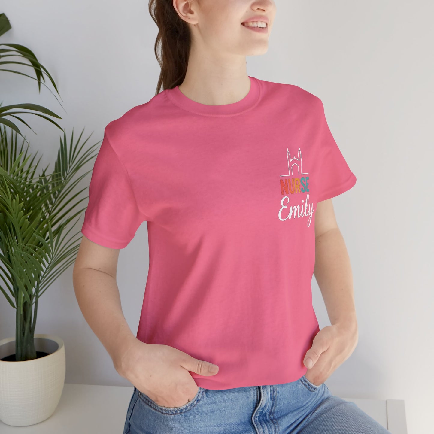 Nurse Emily Cambridge UK Skyline Shirt – Personalized Nurse Tee