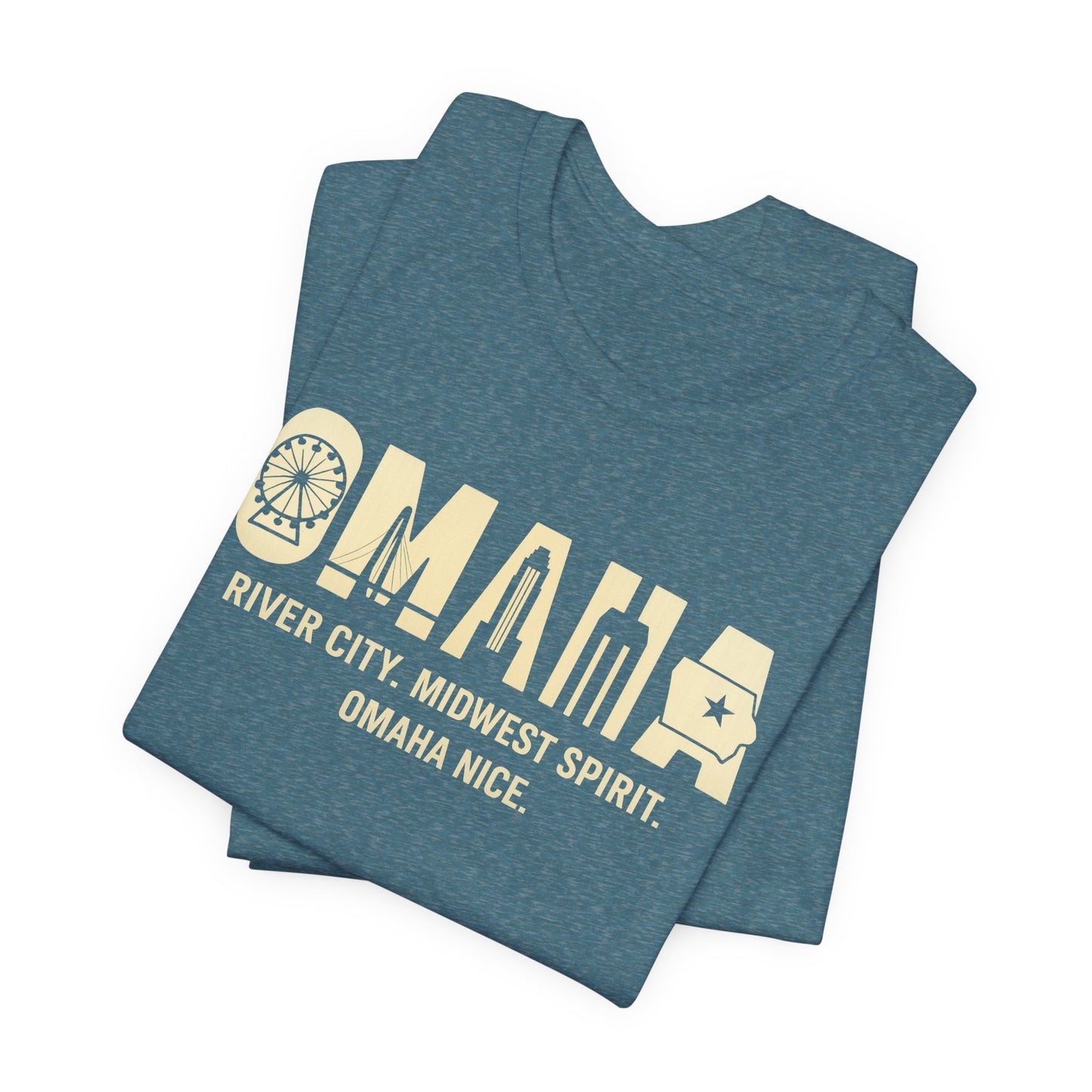 Omaha Retro Graphic T-Shirt – River City Pride & Midwest Spirit Tee | Rooted South Threads
