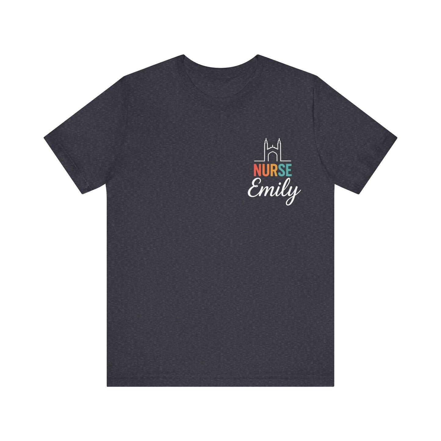Nurse Emily Cambridge UK Skyline Shirt – Personalized Nurse Tee