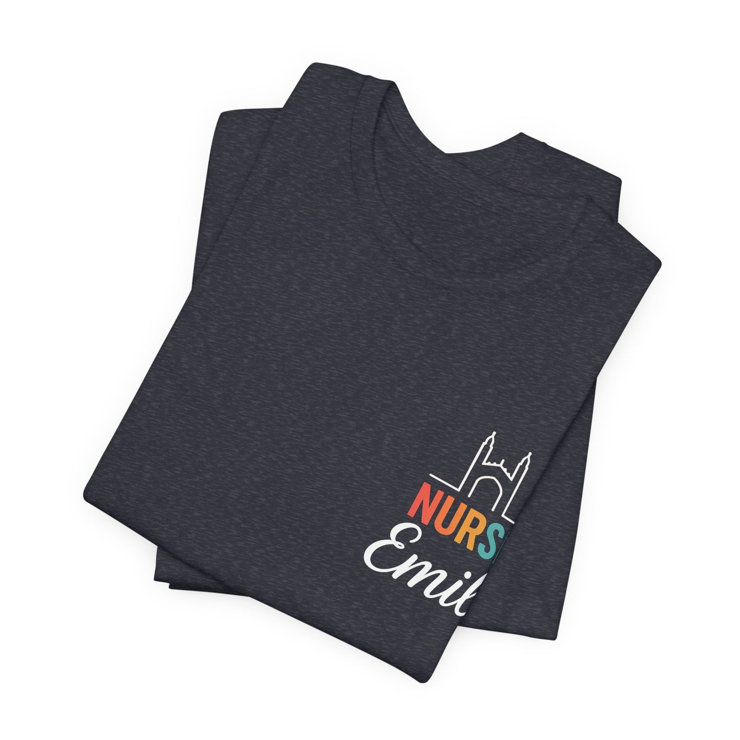Nurse Emily Cambridge UK Skyline Shirt – Personalized Nurse Tee