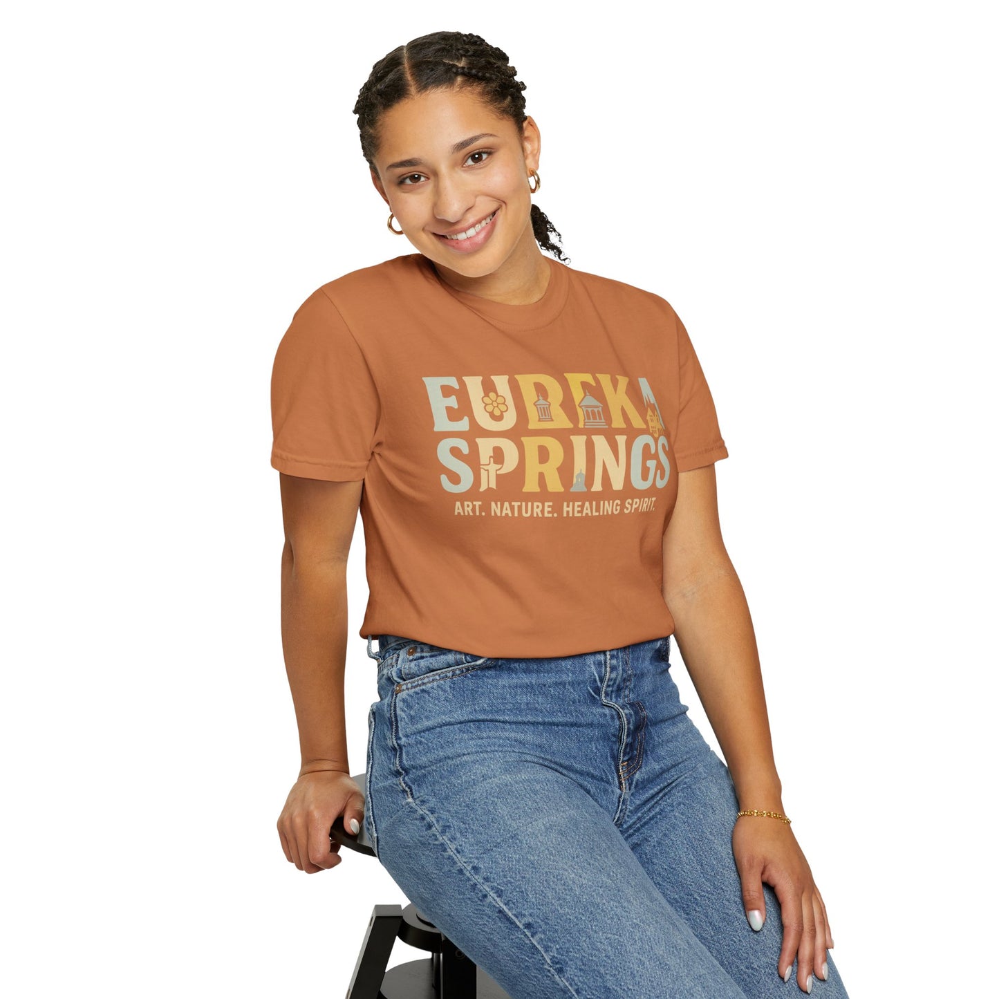 Eureka Springs Arkansas Tee – Art, Nature & Healing Spirit | Rooted South Threads