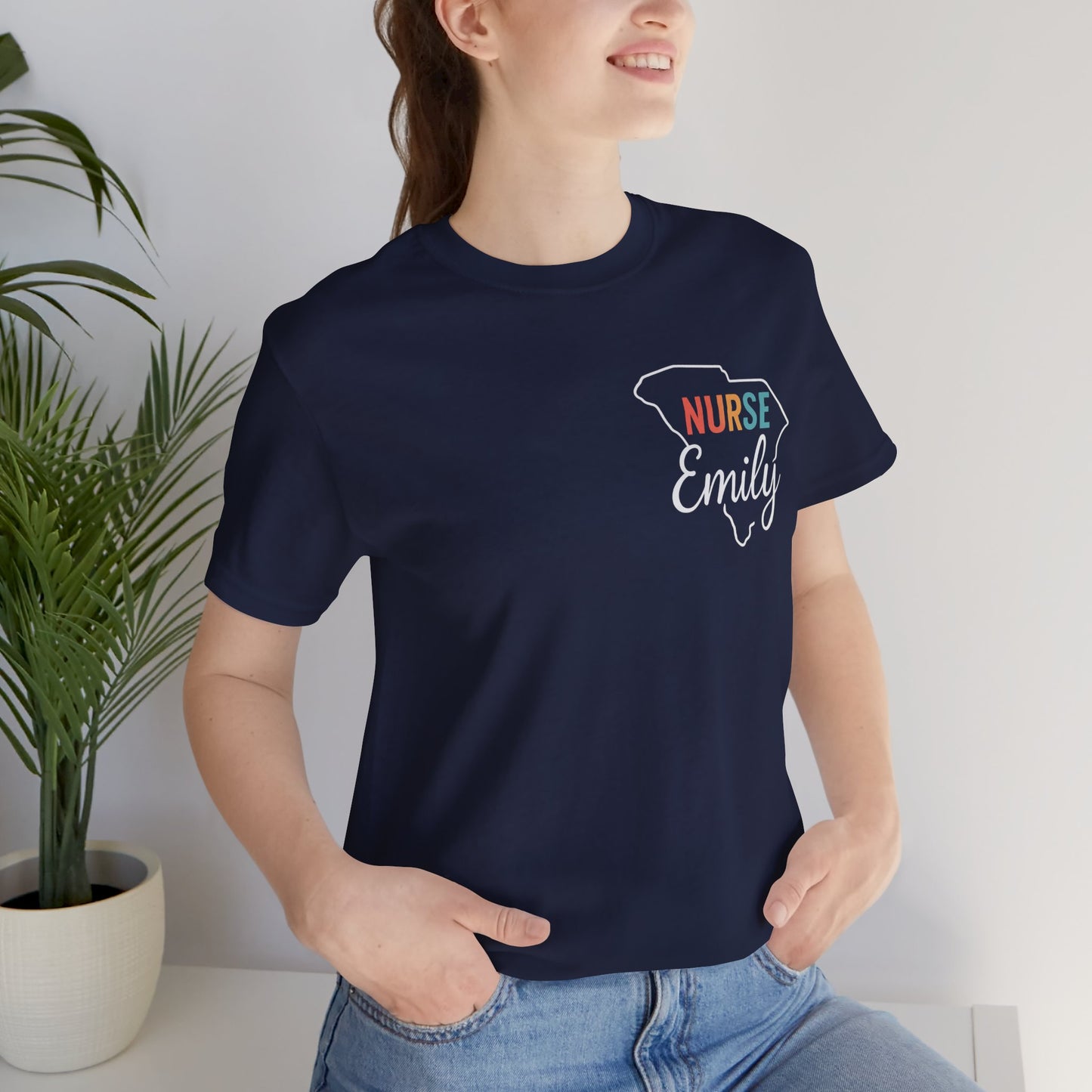 South Carolina Nurse Shirt – “NURSE Emily” State Pride Tee