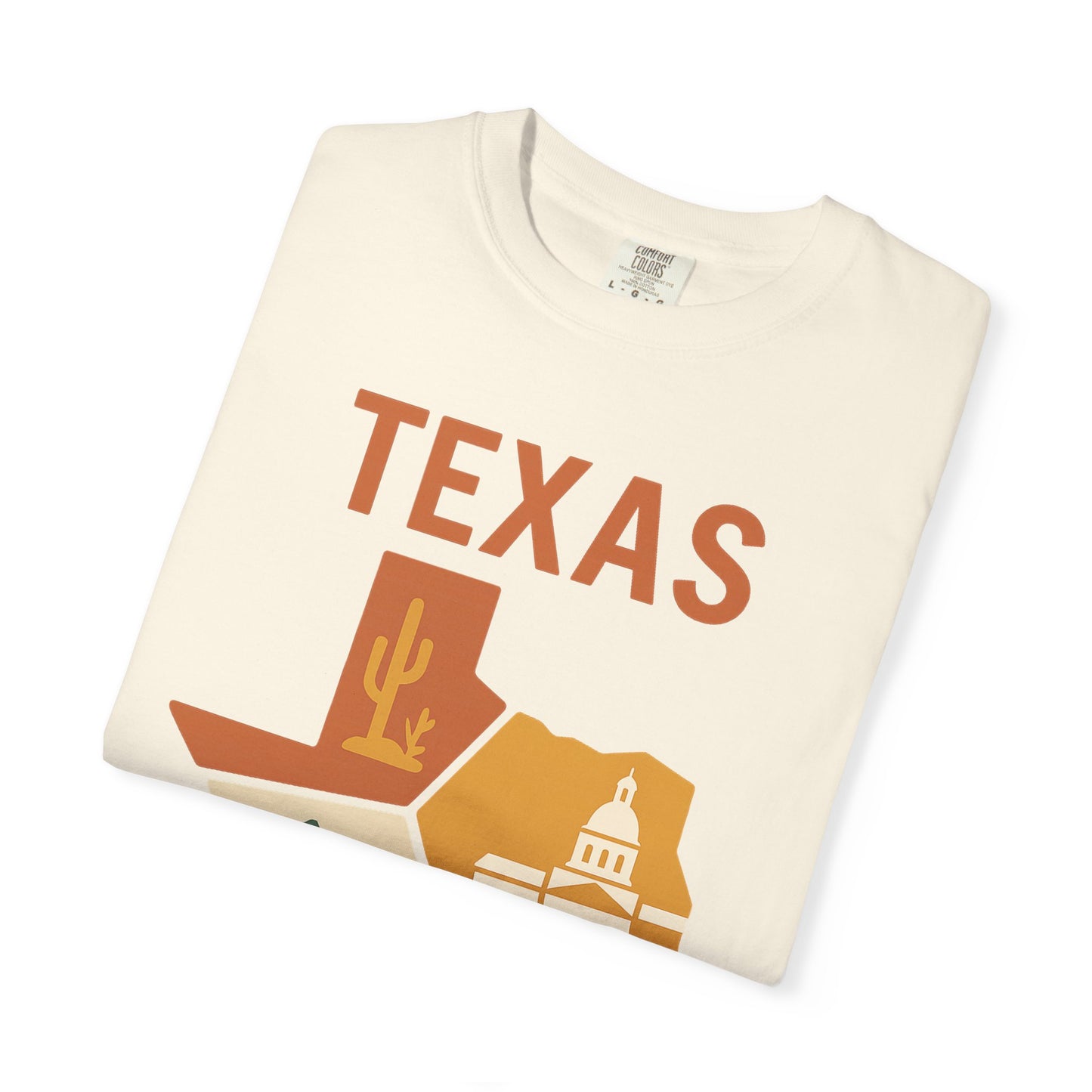 Texas State Icons Shirt – Western, Coastal & Capitol Pride Tee| Comfort Colors Tee| Comfort Colors® | Rooted South Threads