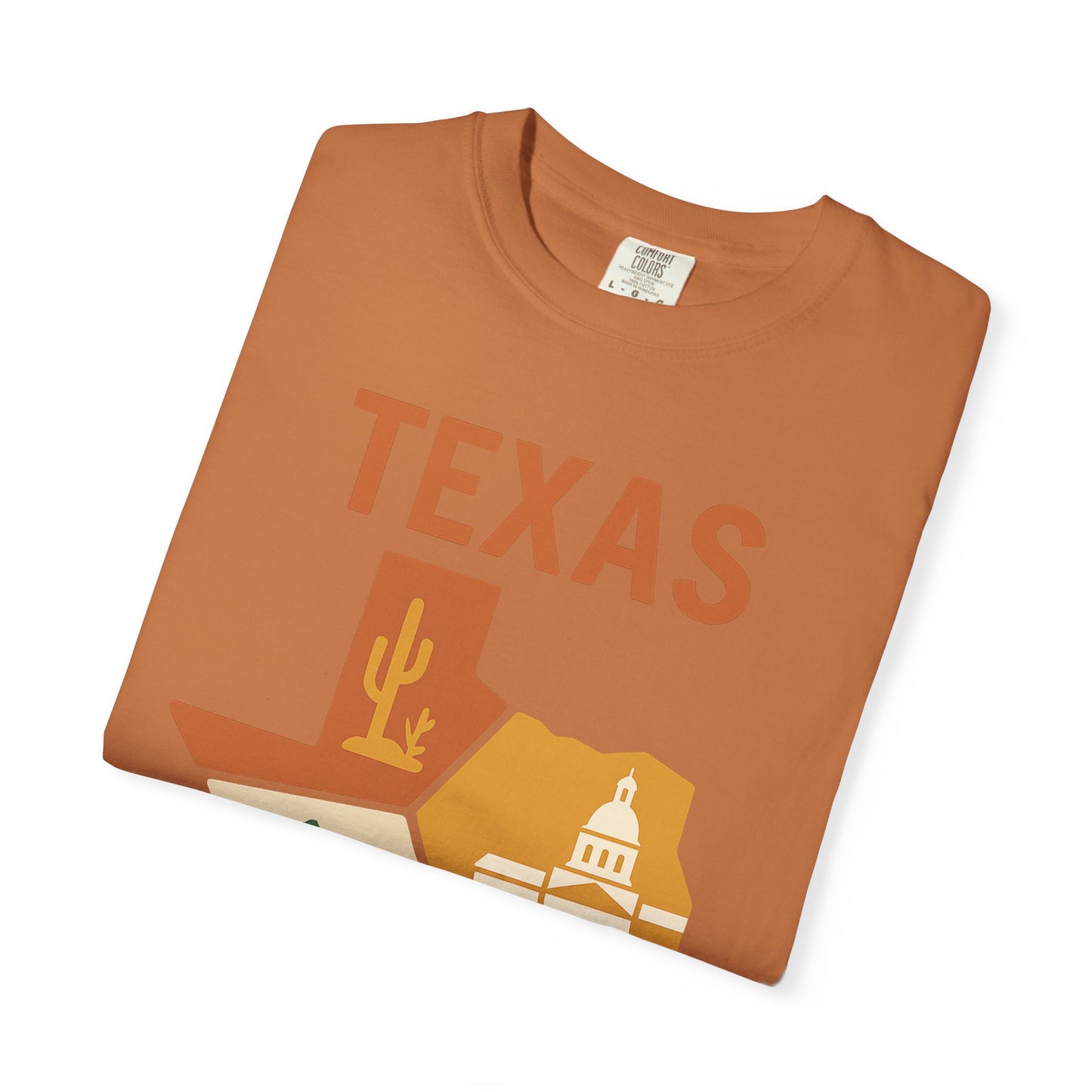 Texas State Icons Shirt – Western, Coastal & Capitol Pride Tee| Comfort Colors Tee| Comfort Colors® | Rooted South Threads