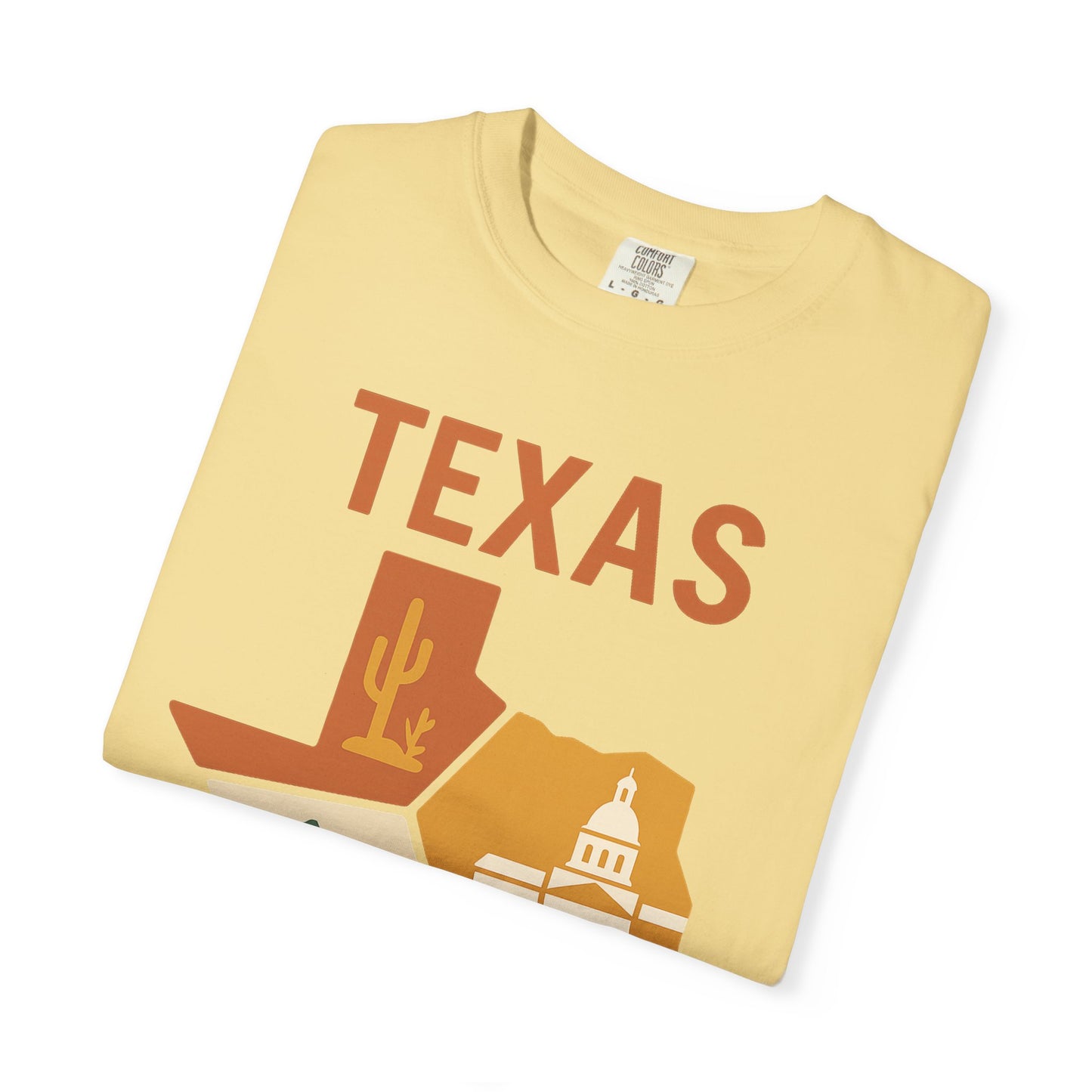 Texas State Icons Shirt – Western, Coastal & Capitol Pride Tee| Comfort Colors Tee| Comfort Colors® | Rooted South Threads