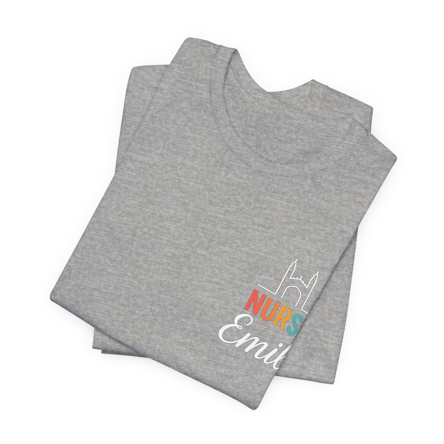 Nurse Emily Cambridge UK Skyline Shirt – Personalized Nurse Tee