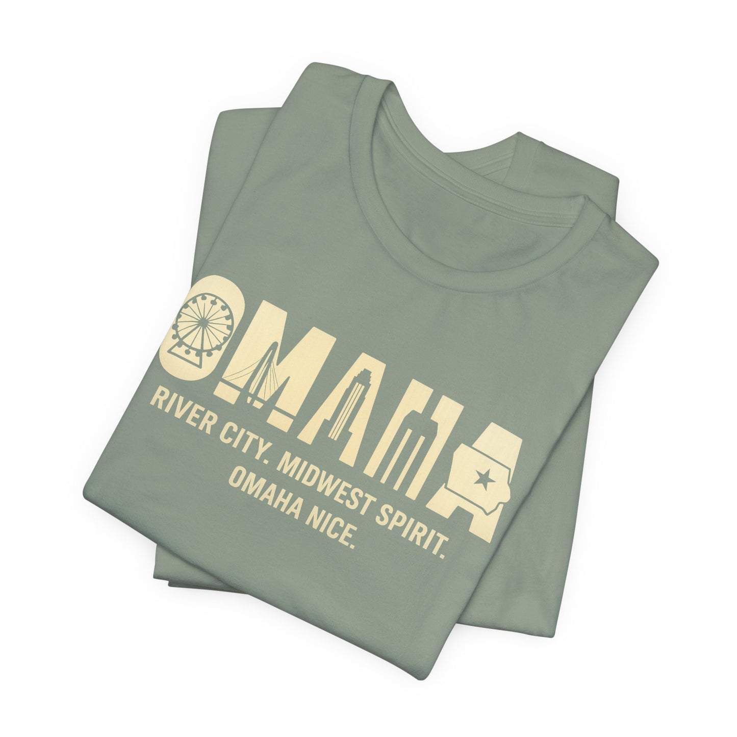 Omaha Retro Graphic T-Shirt – River City Pride & Midwest Spirit Tee | Rooted South Threads
