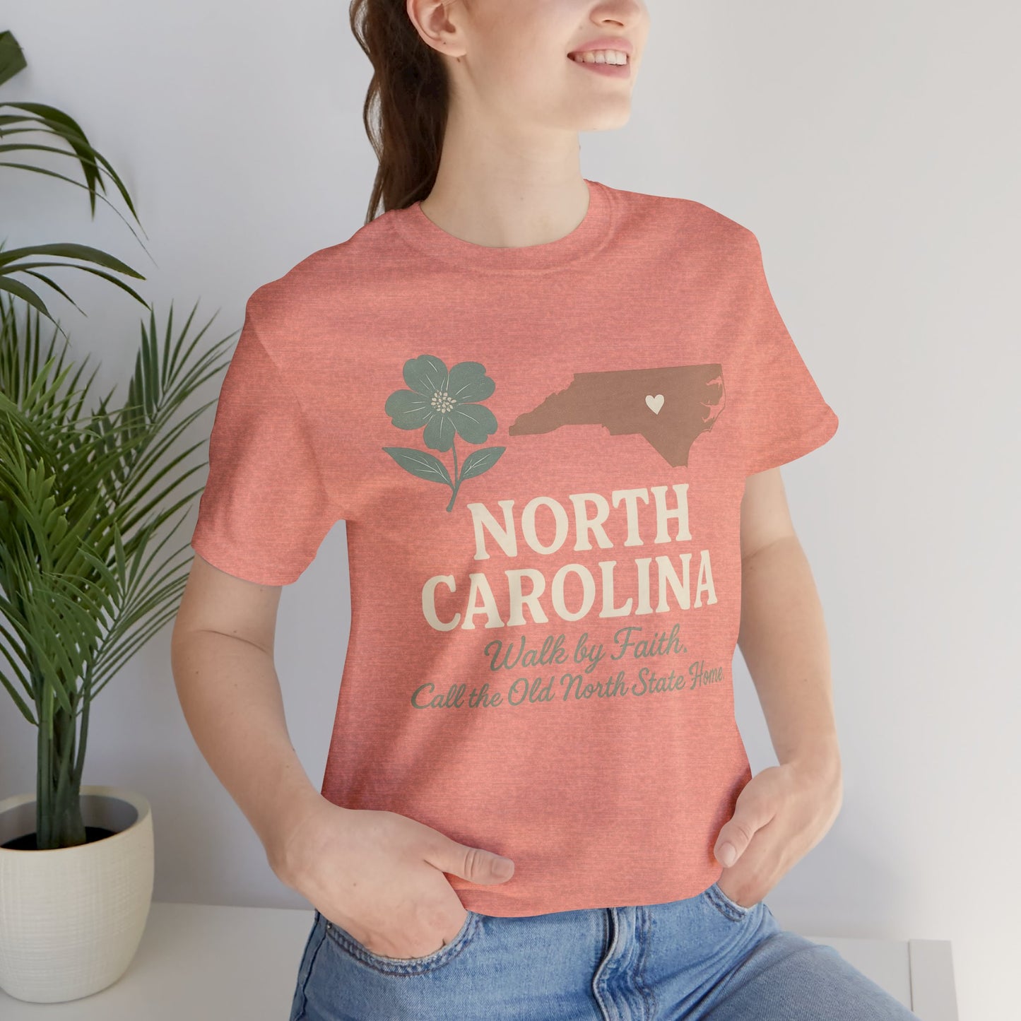 North Carolina Faith Christian Tee Unisex Jersey Short Sleeve