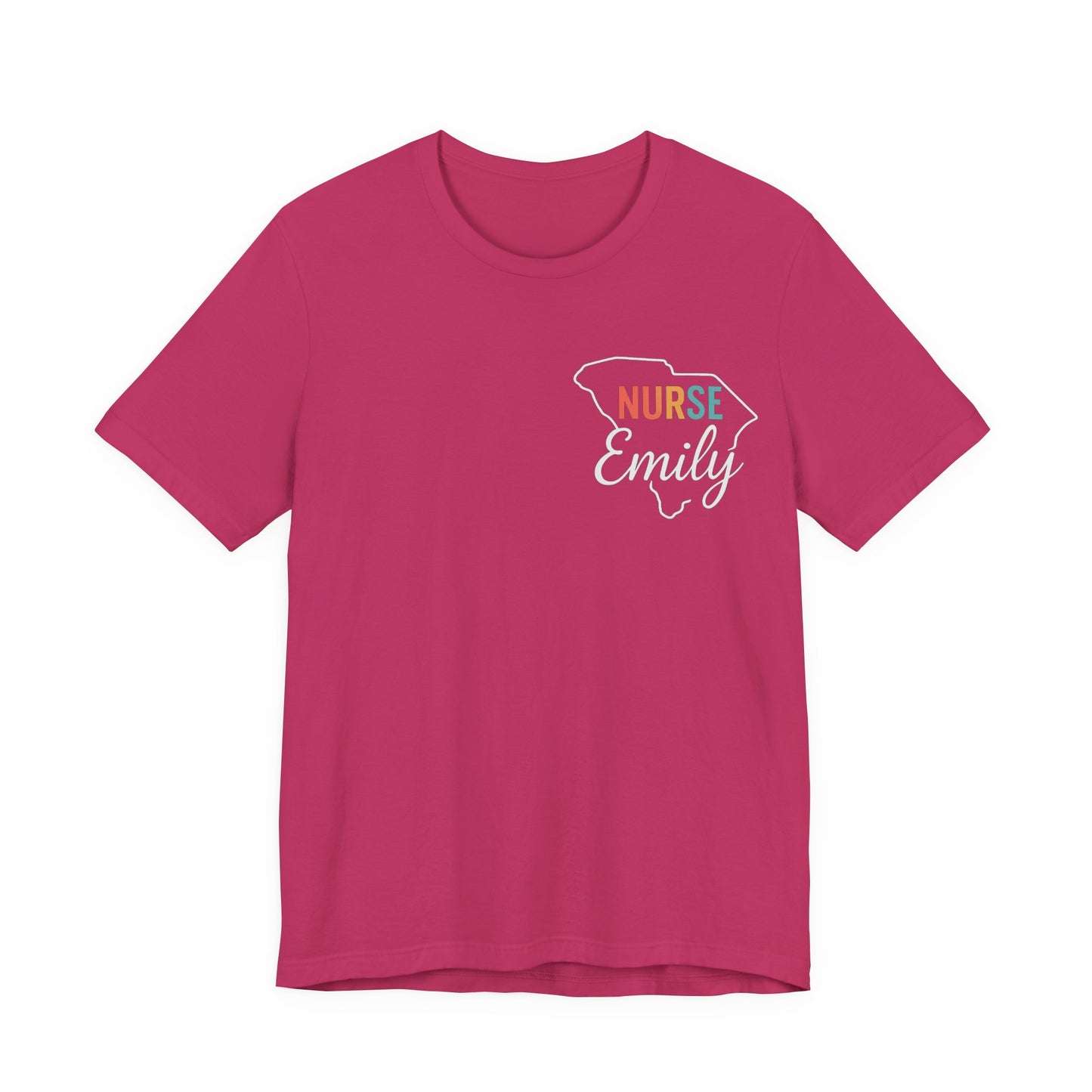 South Carolina Nurse Shirt – “NURSE Emily” State Pride Tee