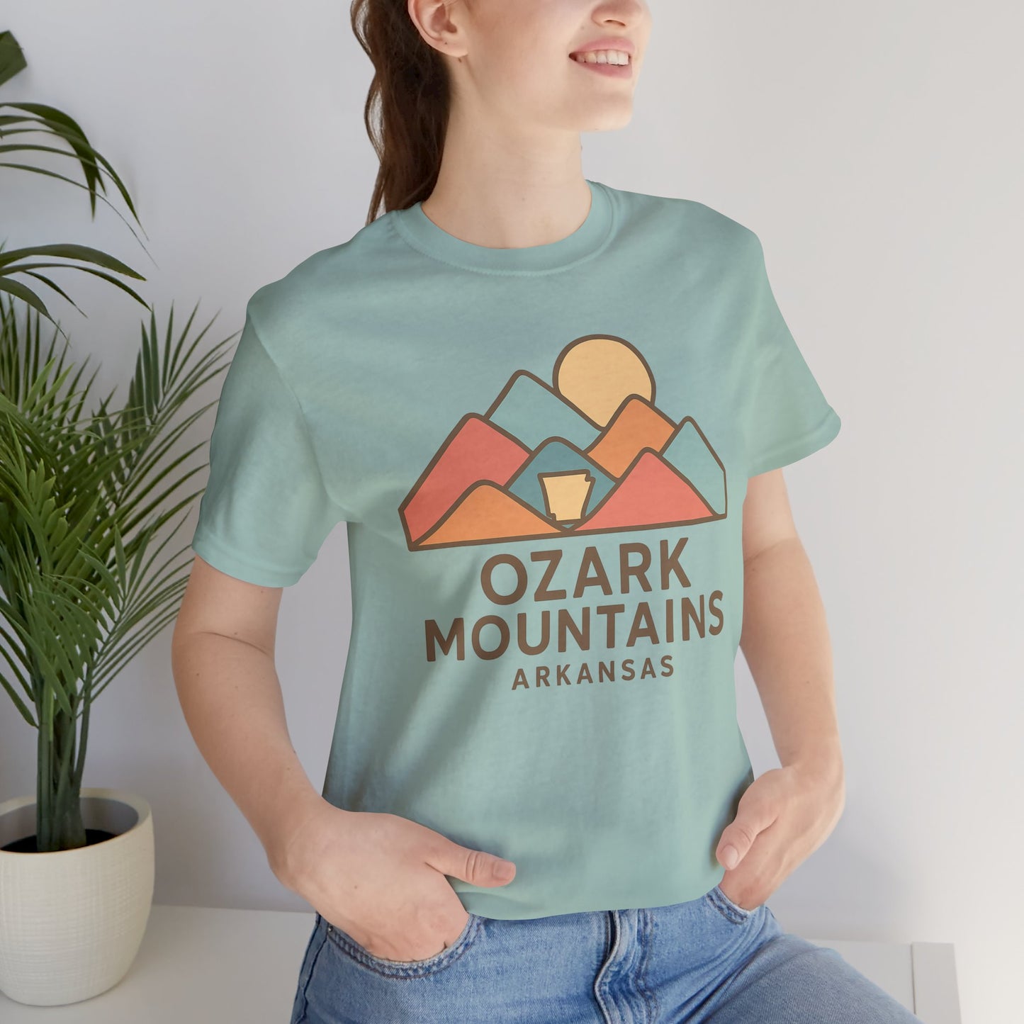 Ozark Mountains Arkansas T-Shirt – Retro Mountain Nature Tee