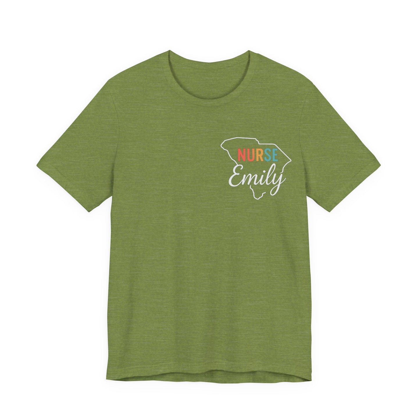 South Carolina Nurse Shirt – “NURSE Emily” State Pride Tee