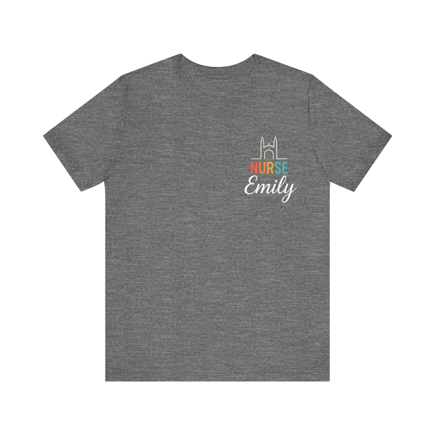 Nurse Emily Cambridge UK Skyline Shirt – Personalized Nurse Tee