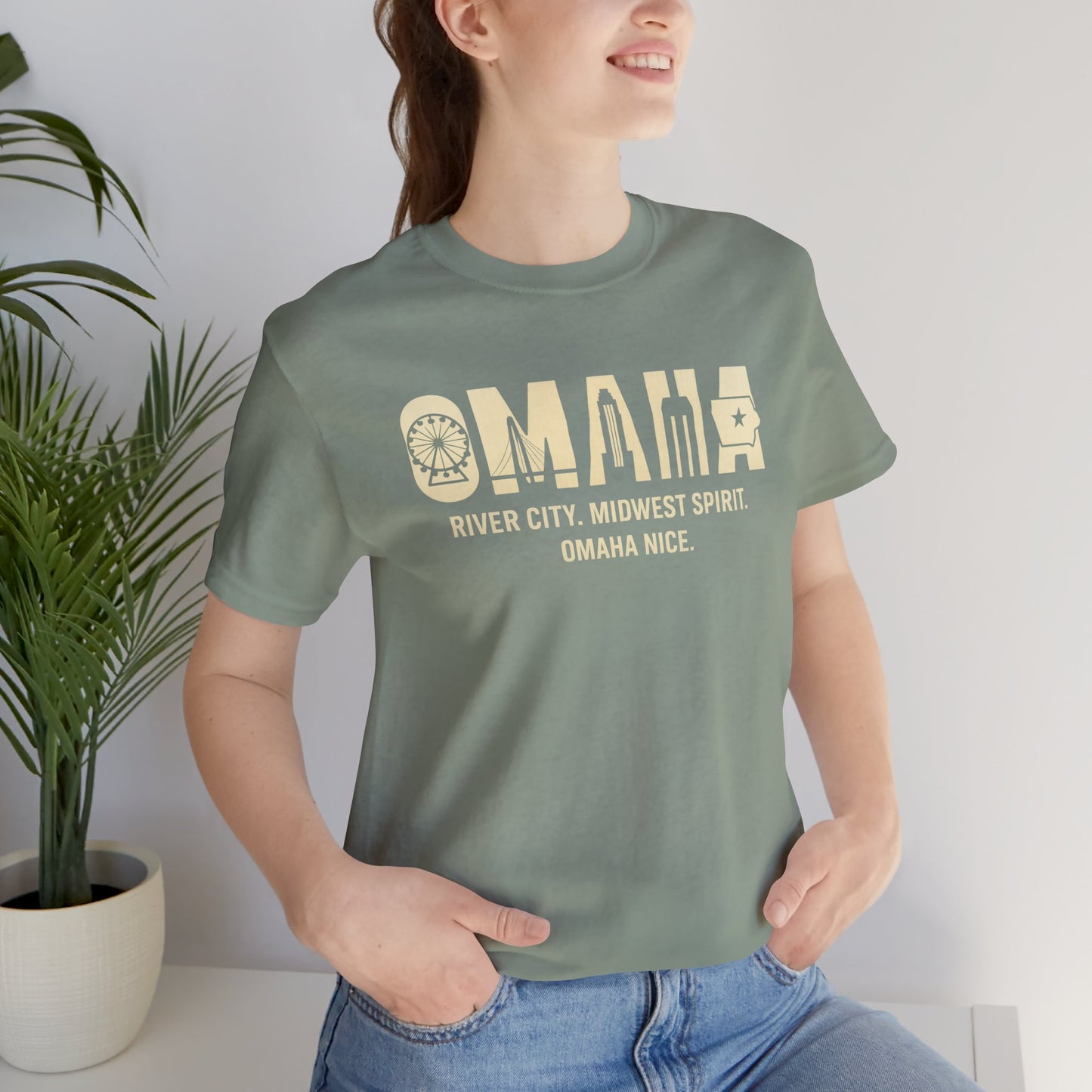 Omaha Retro Graphic T-Shirt – River City Pride & Midwest Spirit Tee | Rooted South Threads