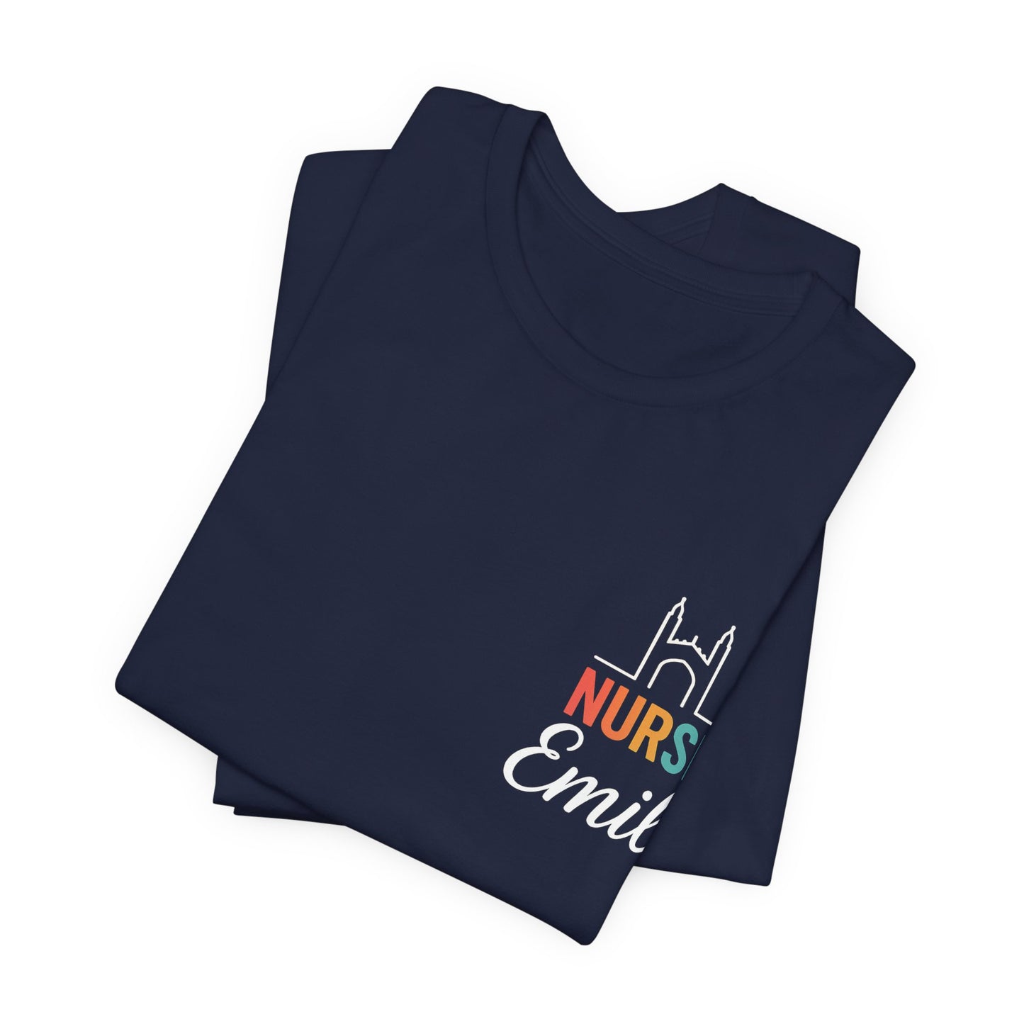 Nurse Emily Cambridge UK Skyline Shirt – Personalized Nurse Tee