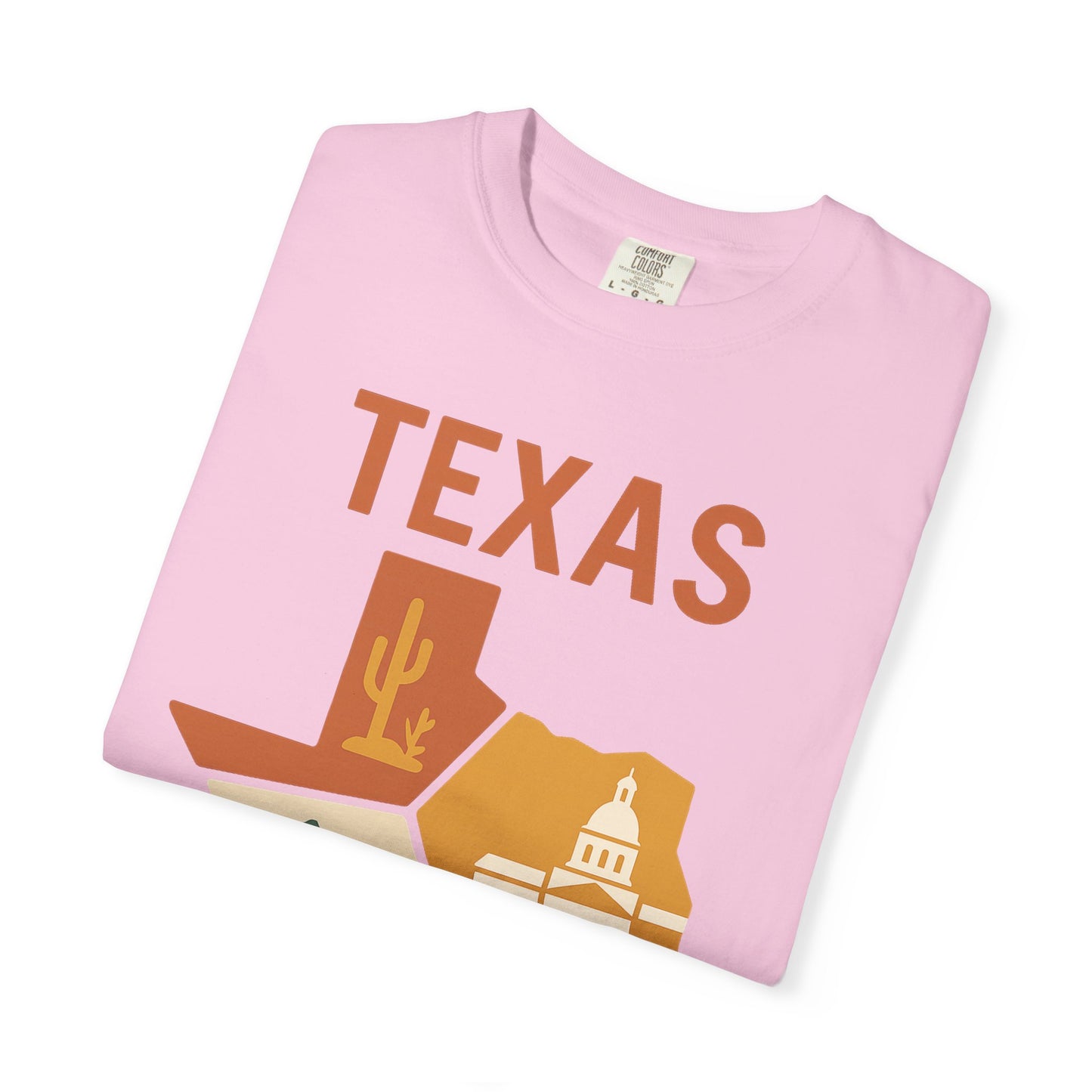 Texas State Icons Shirt – Western, Coastal & Capitol Pride Tee| Comfort Colors Tee| Comfort Colors® | Rooted South Threads