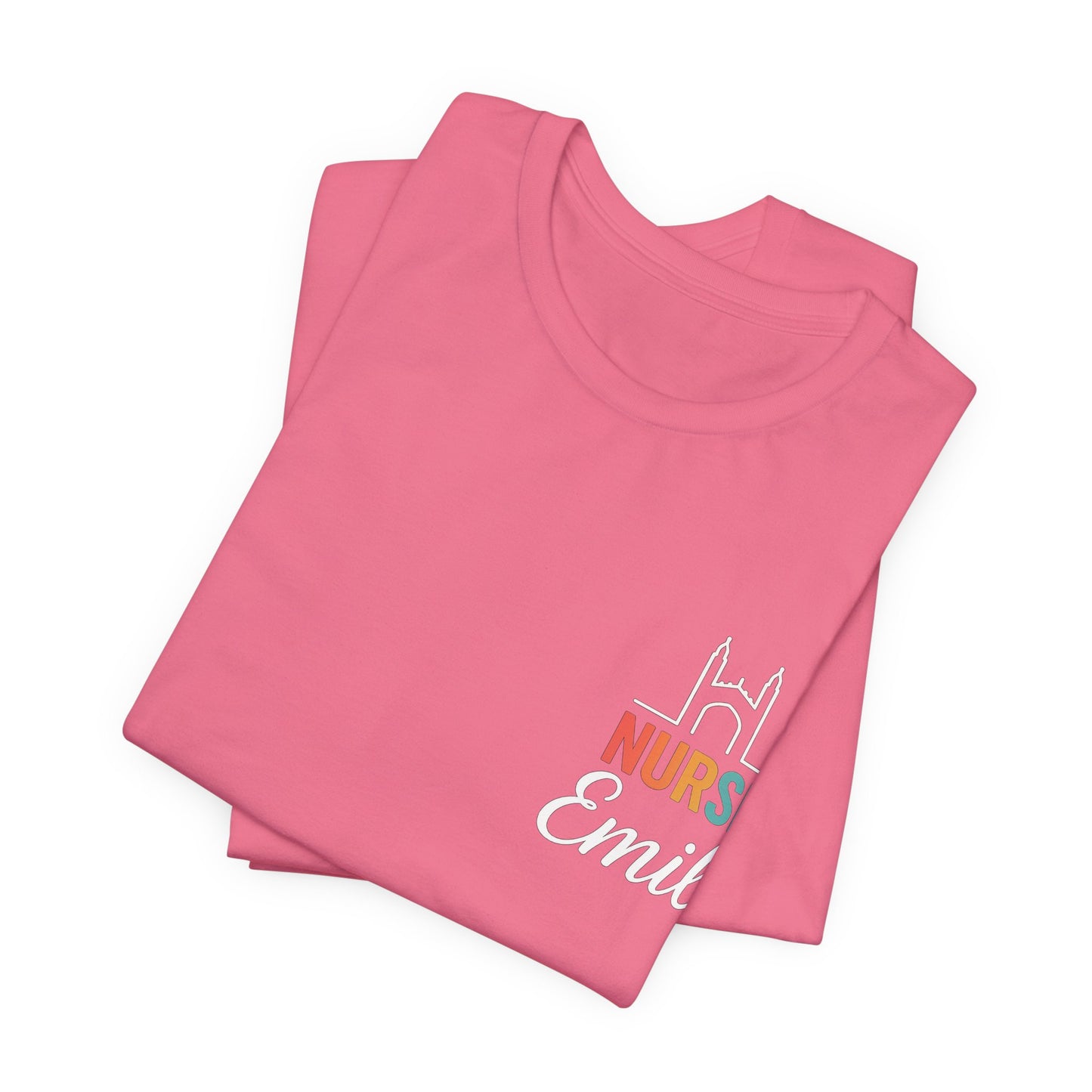Nurse Emily Cambridge UK Skyline Shirt – Personalized Nurse Tee