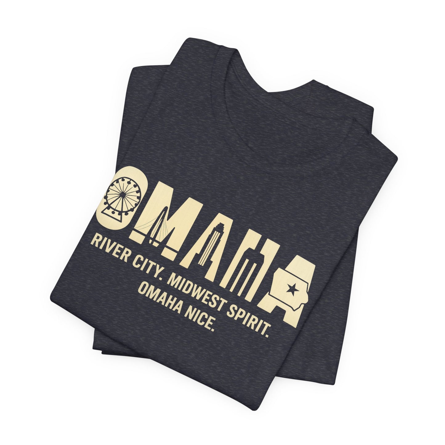Omaha Retro Graphic T-Shirt – River City Pride & Midwest Spirit Tee | Rooted South Threads
