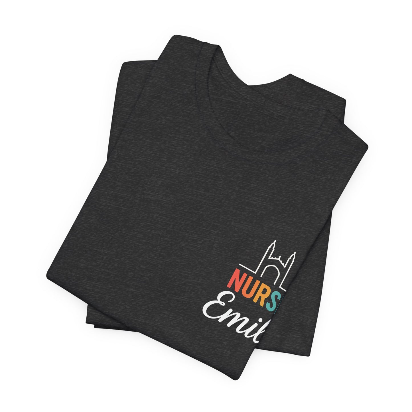 Nurse Emily Cambridge UK Skyline Shirt – Personalized Nurse Tee
