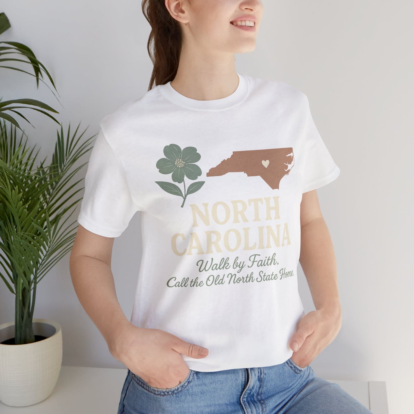 North Carolina Faith Christian Tee Unisex Jersey Short Sleeve