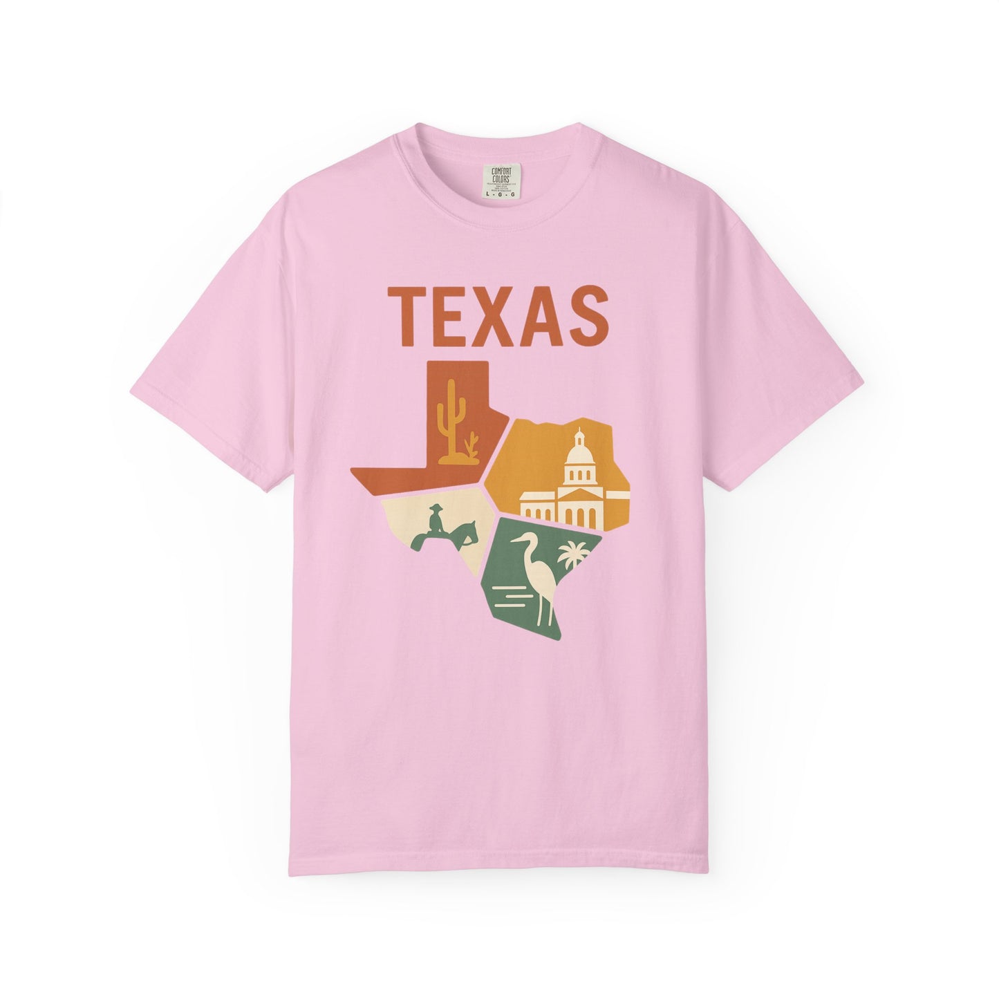 Texas State Icons Shirt – Western, Coastal & Capitol Pride Tee| Comfort Colors Tee| Comfort Colors® | Rooted South Threads