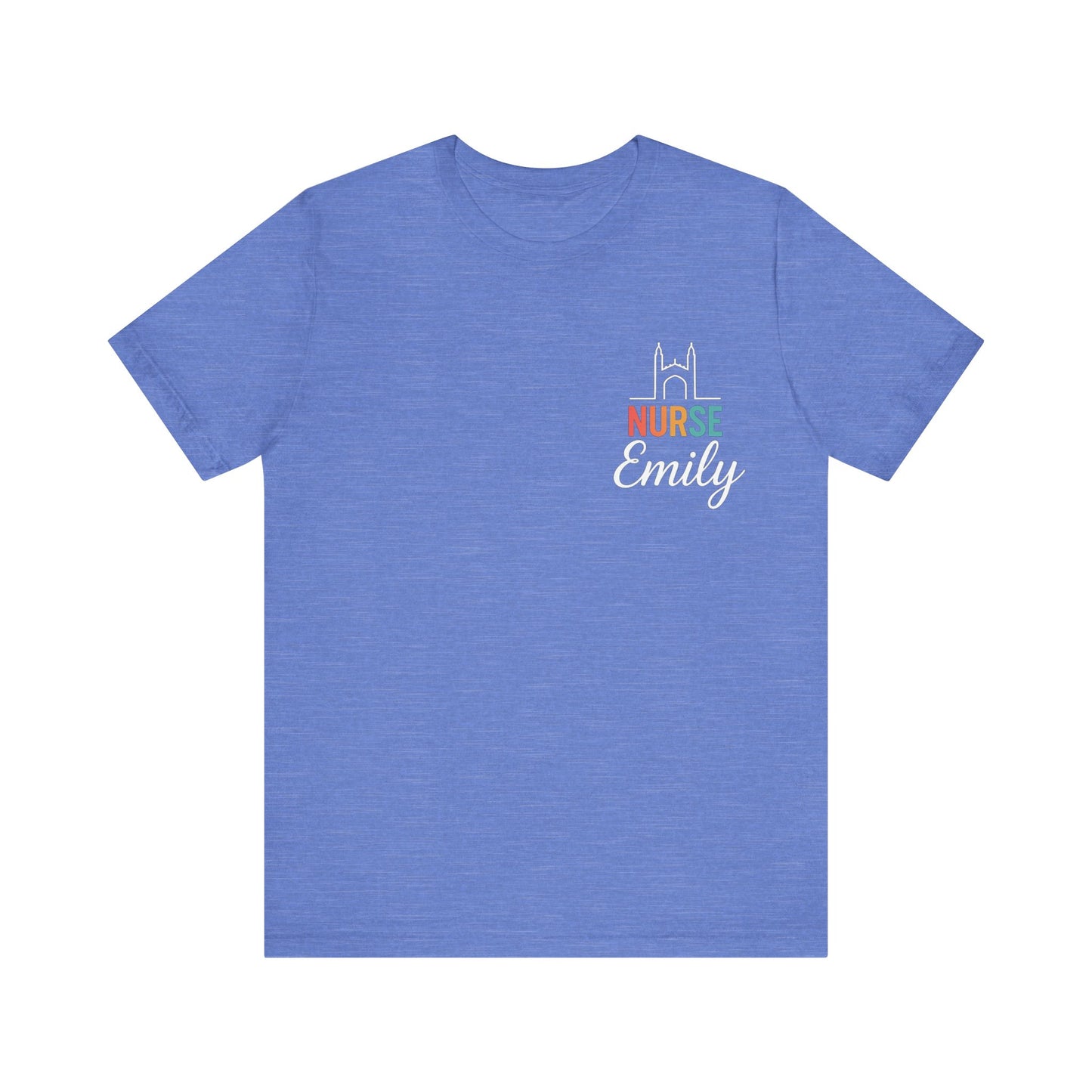 Nurse Emily Cambridge UK Skyline Shirt – Personalized Nurse Tee