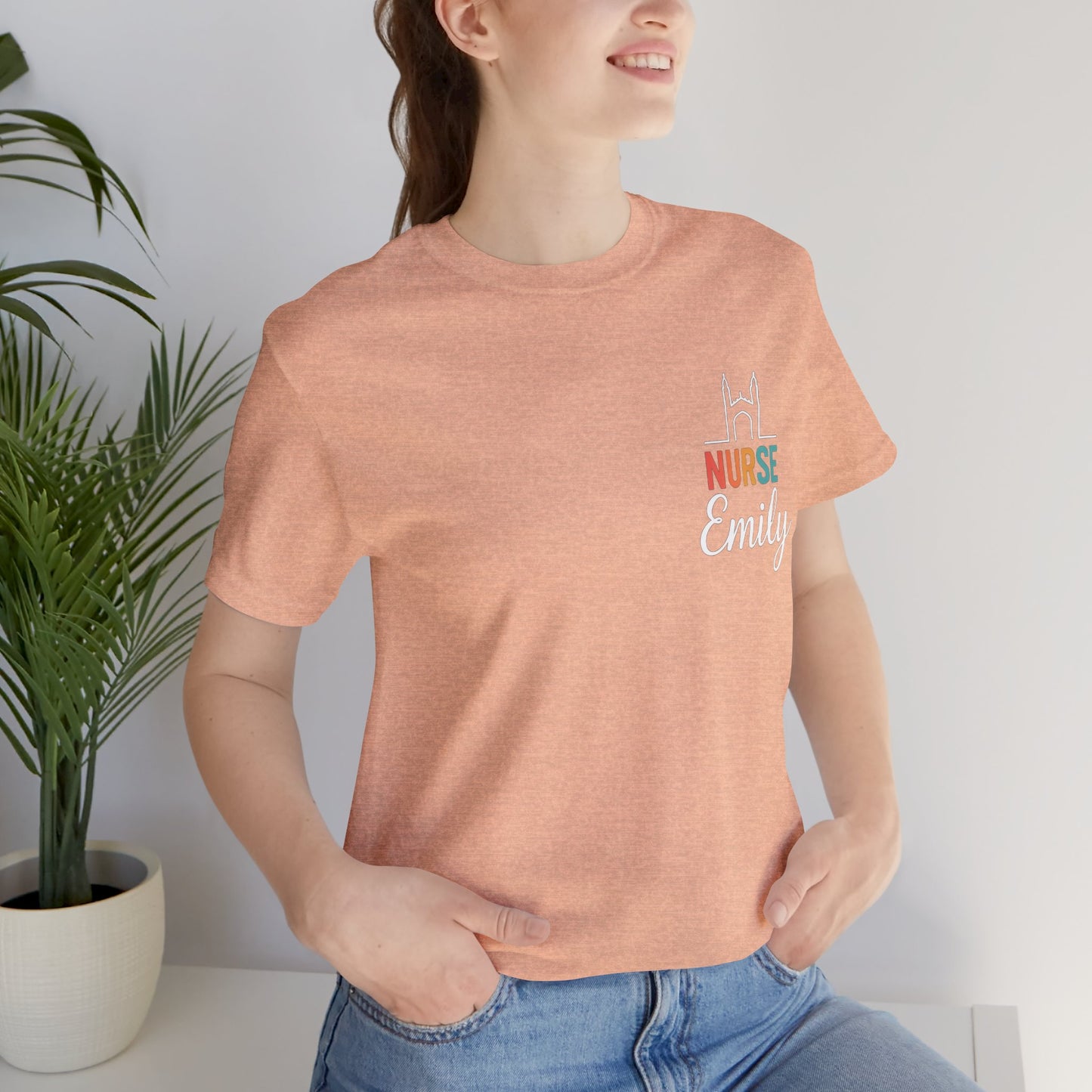 Nurse Emily Cambridge UK Skyline Shirt – Personalized Nurse Tee