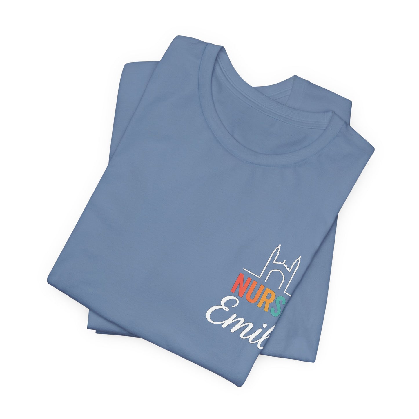 Nurse Emily Cambridge UK Skyline Shirt – Personalized Nurse Tee