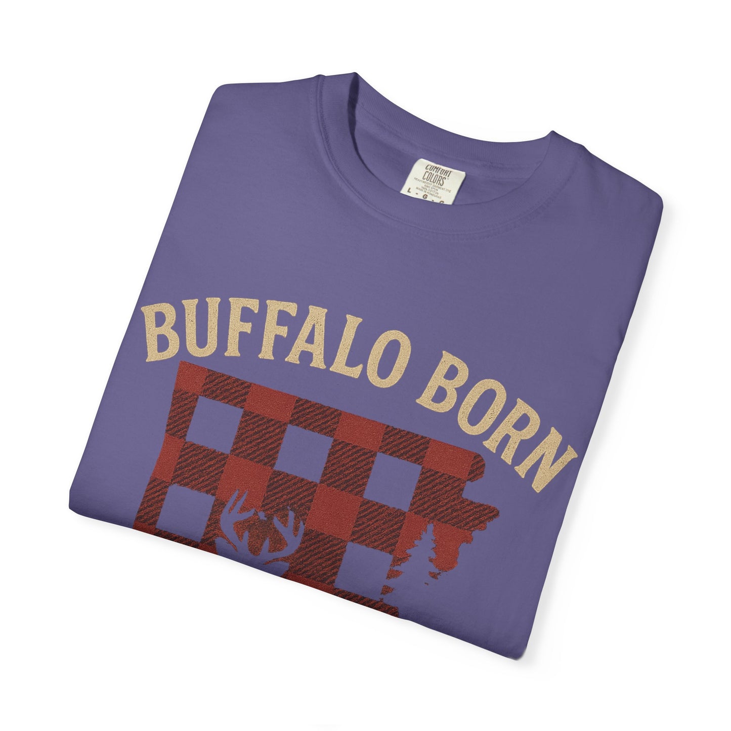 Buffalo Born, Arkansas Bred Tee | Comfort Colors® | Rooted South Threads