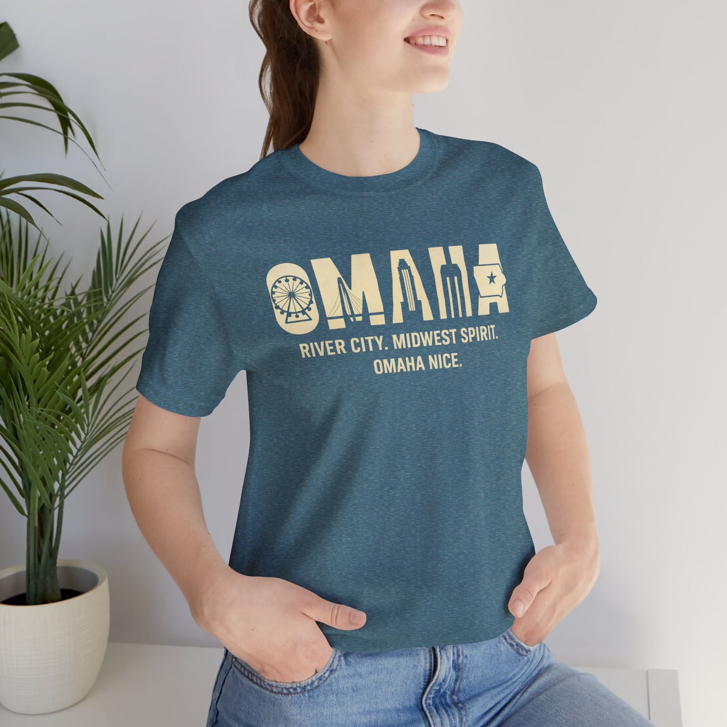 Omaha Retro Graphic T-Shirt – River City Pride & Midwest Spirit Tee | Rooted South Threads