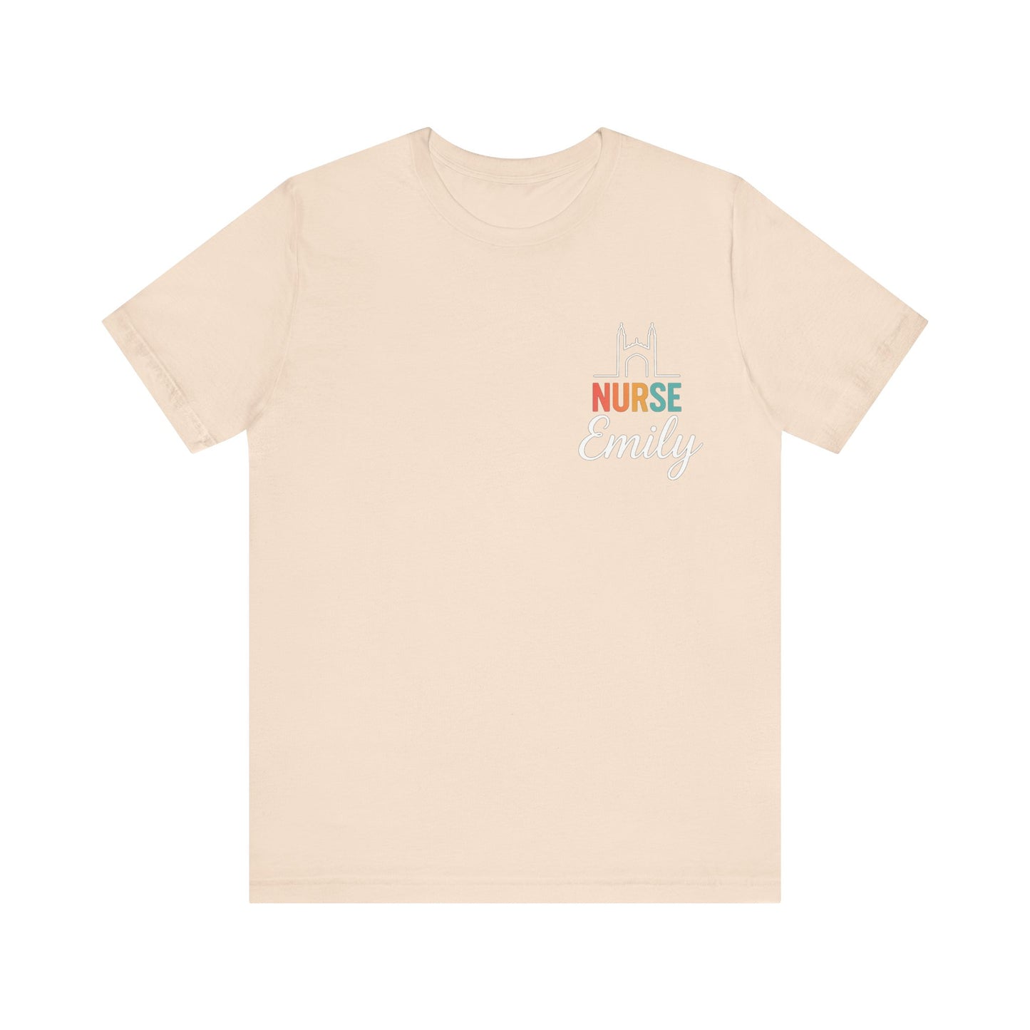 Nurse Emily Cambridge UK Skyline Shirt – Personalized Nurse Tee