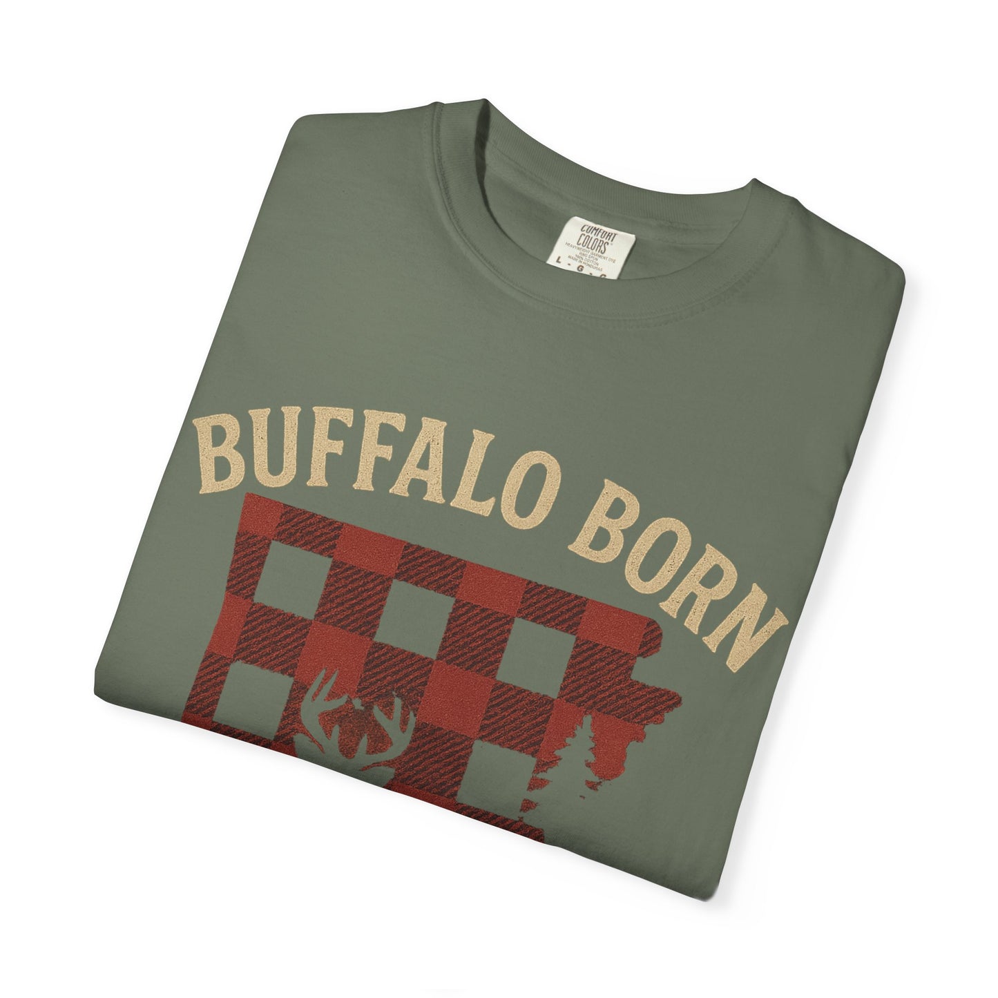 Buffalo Born, Arkansas Bred Tee  | Comfort Colors® | Rooted South Threads