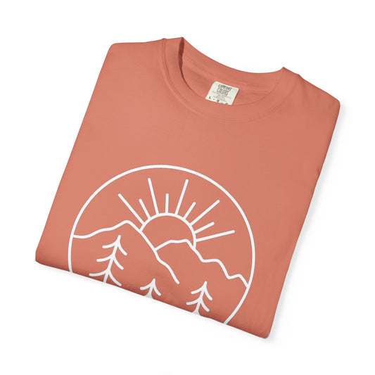 God Is Greater Than the Highs and Lows T-Shirt | Mountain & Sun Graphic Tee