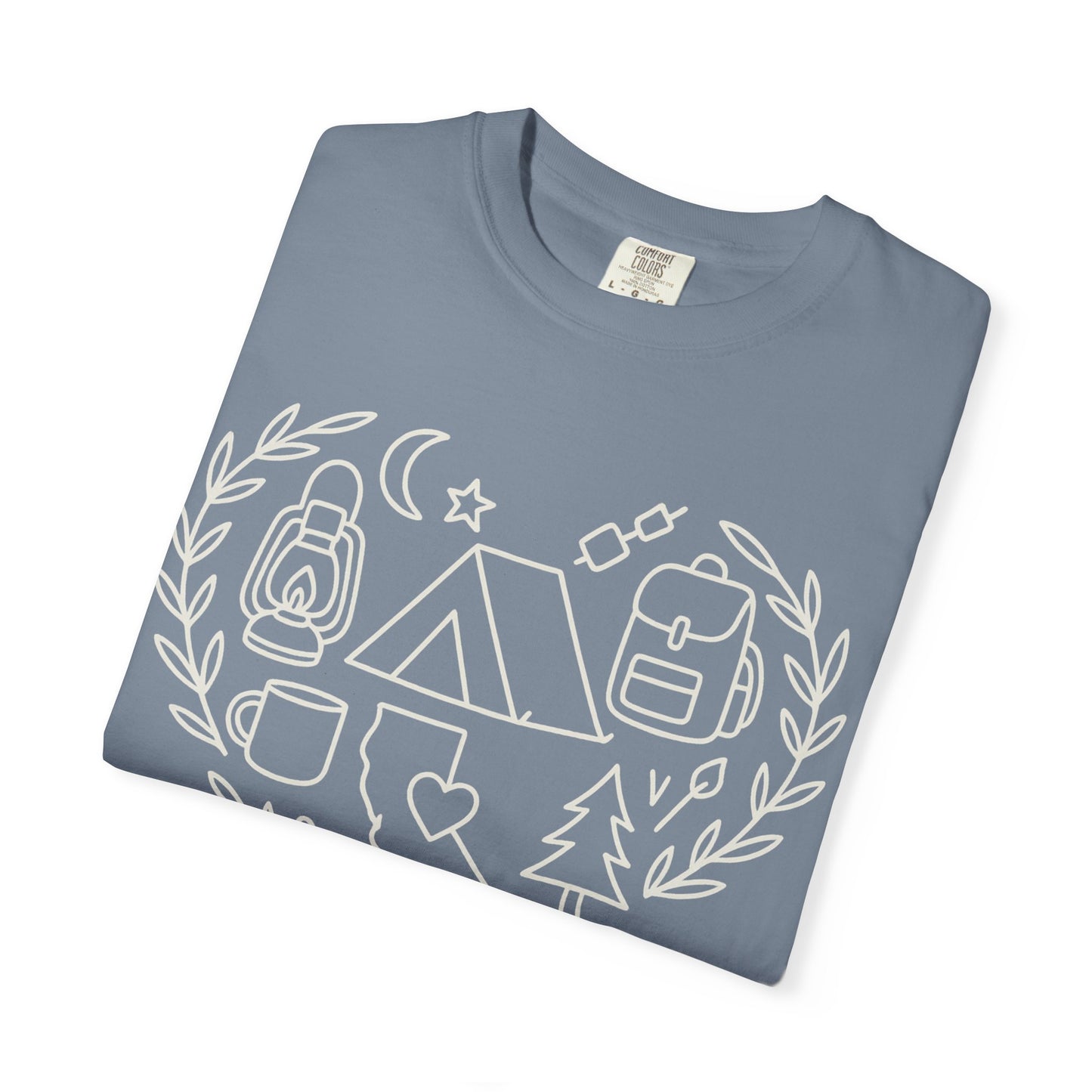 California Camping Heart T-Shirt | Adventure & Nature Tee