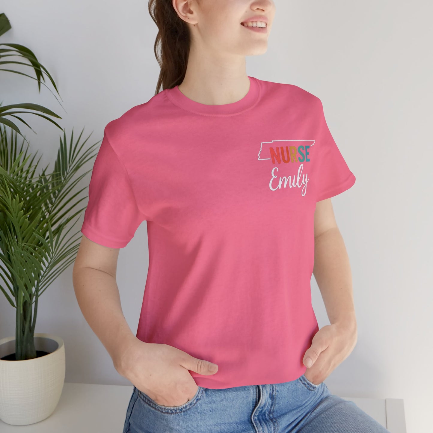 Tennessee Nurse Shirt – Personalized State Pride Tee for Nurses with Personalized Name