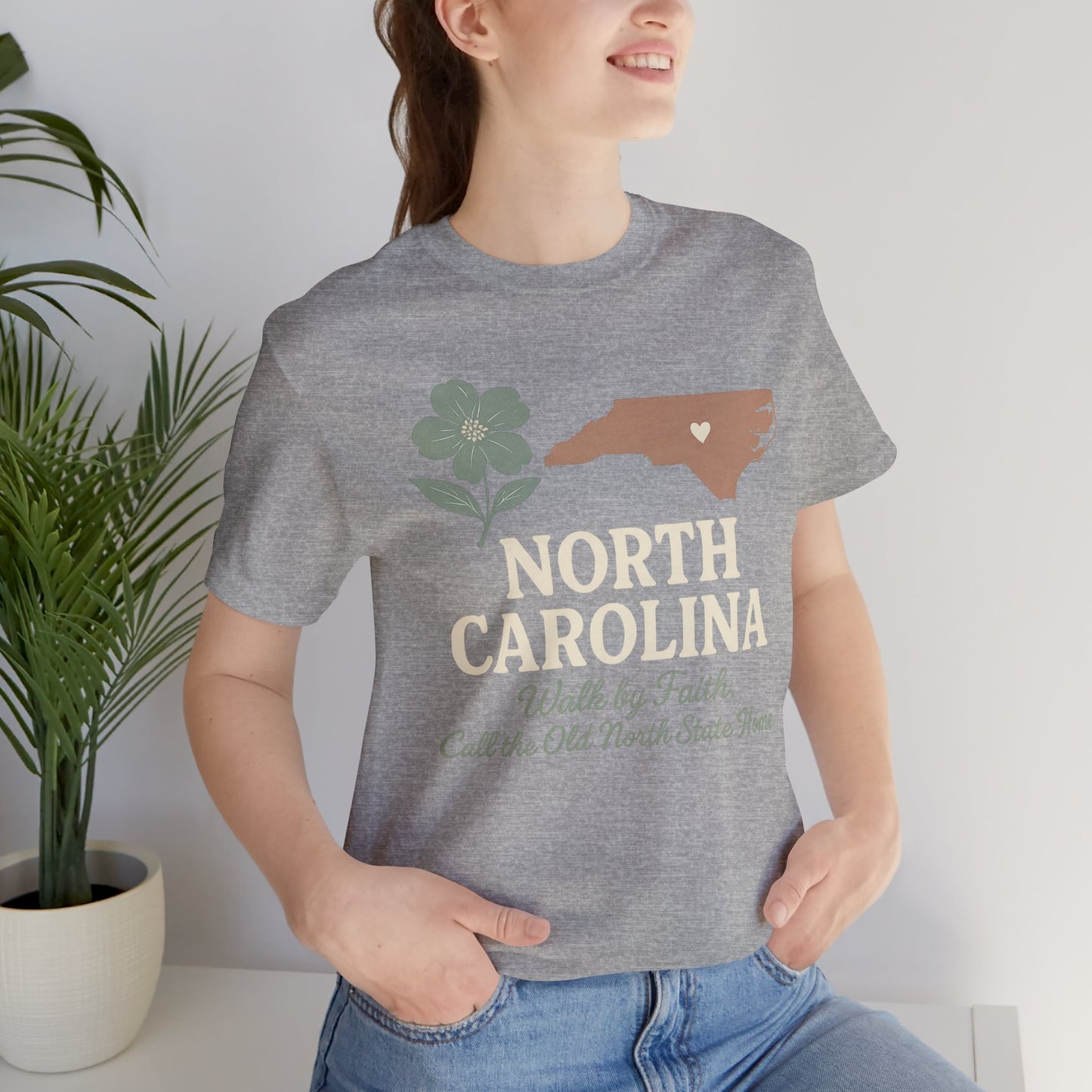 North Carolina Faith Christian Tee Unisex Jersey Short Sleeve