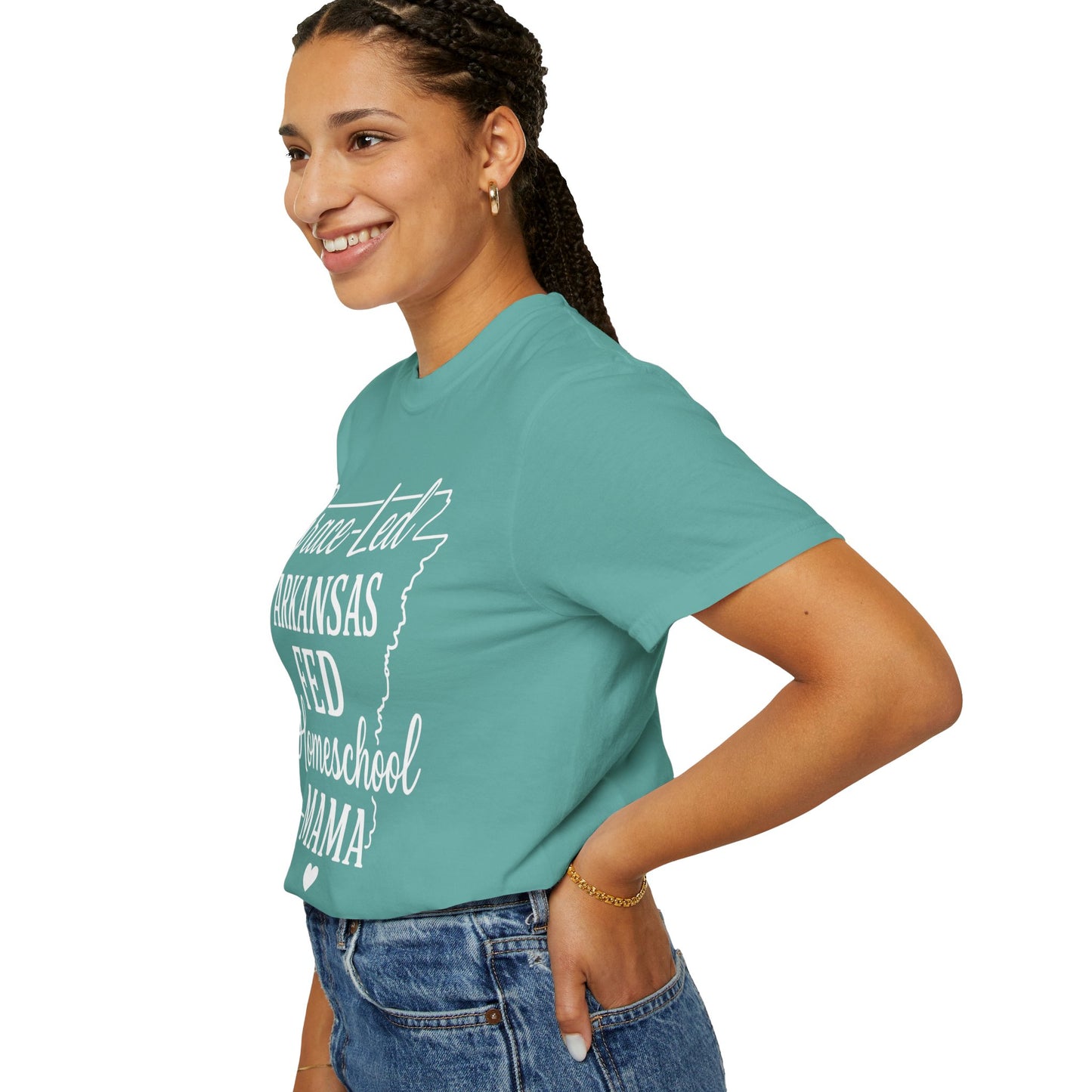 ARKANSAS Grace-Led. Arkansas Fed. Homeschool Mama T-Shirt