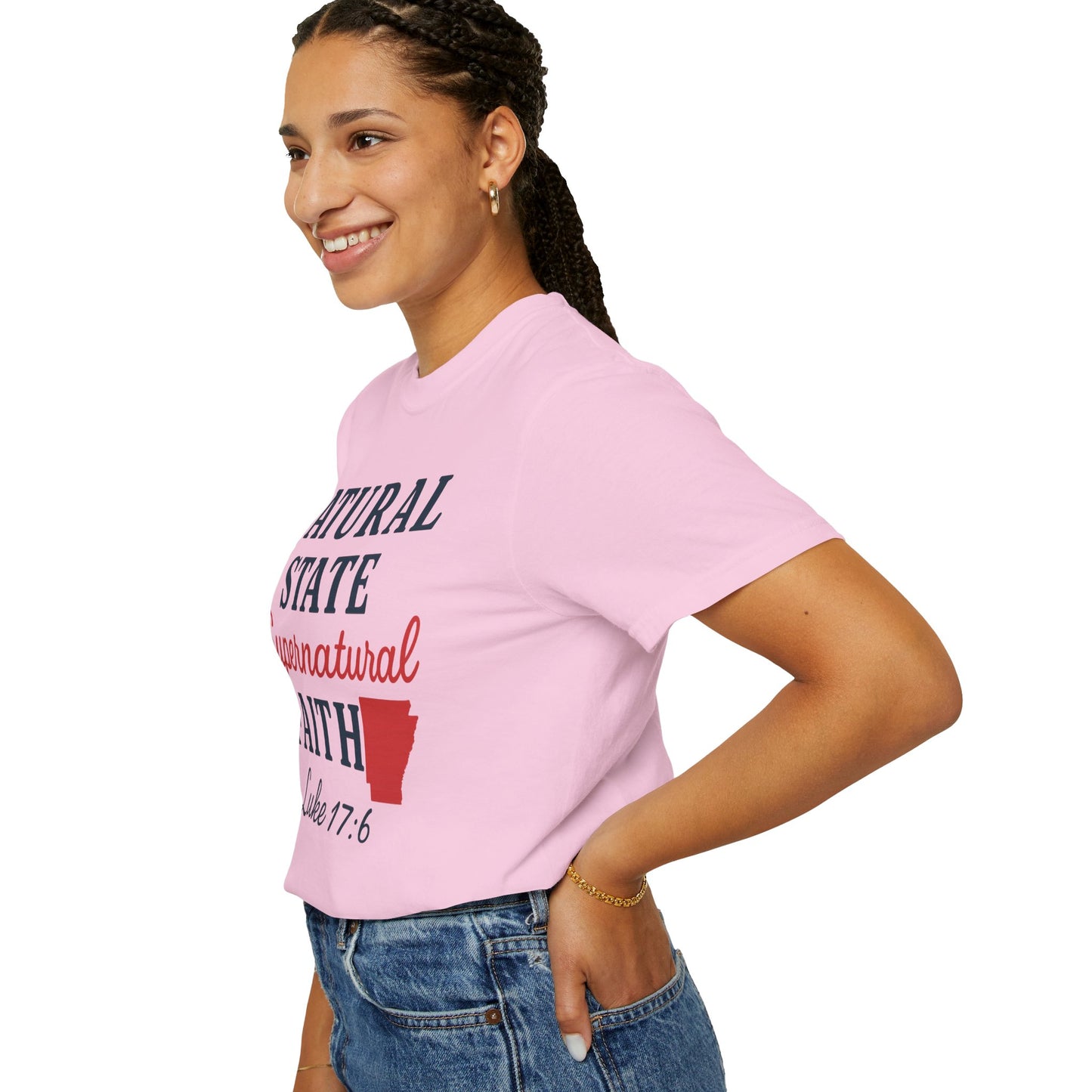 ARKANSAS Natural State, Supernatural Faith – Arkansas Scripture Tee