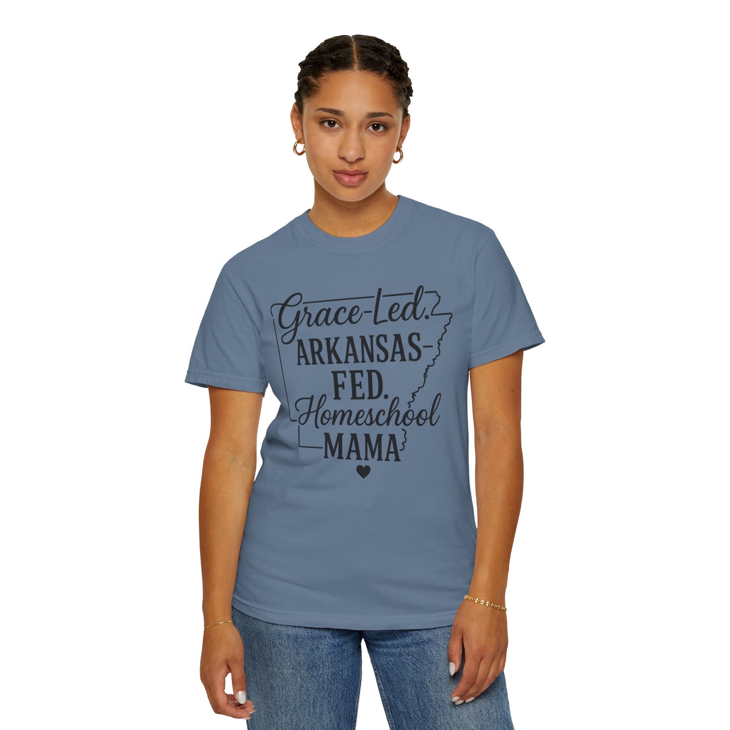 ARKANSAS Grace-Led. Arkansas Fed. Homeschool Mama T-Shirt
