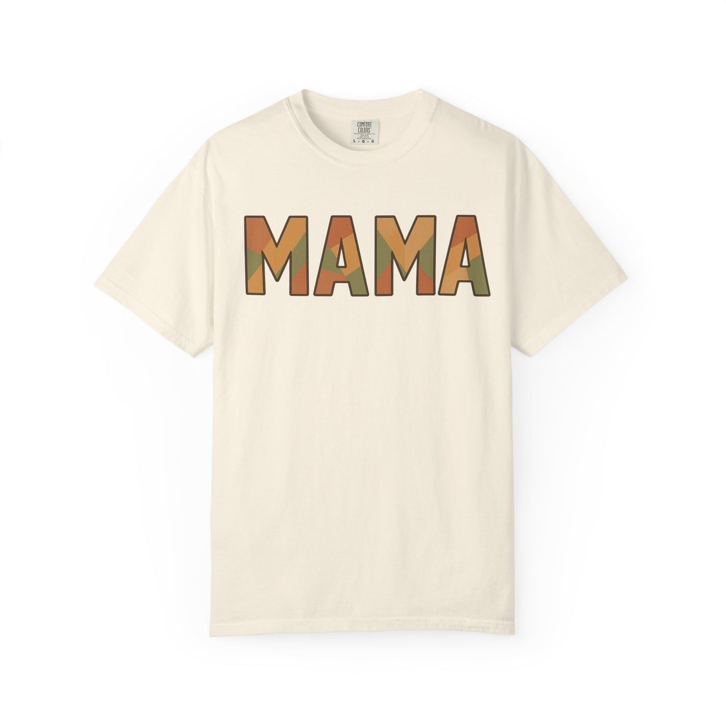 Geometric MAMA Shirt – Comfort Colors 1717 – Trendy Mom T-Shirt, Retro Mama Tee, Motherhood Graphic Tee, Stylish Mom Gift