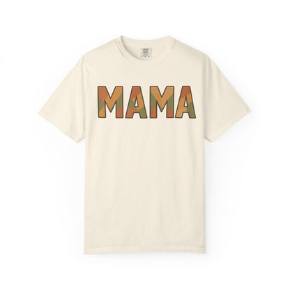 Geometric MAMA Shirt – Comfort Colors 1717 – Trendy Mom T-Shirt, Retro Mama Tee, Motherhood Graphic Tee, Stylish Mom Gift
