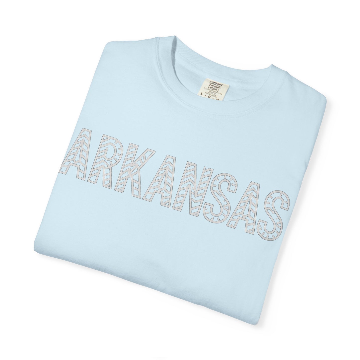 ARKANSAS Chevron Tee-Southern State Pride Tee | Comfort Colors® | Rooted South Threads
