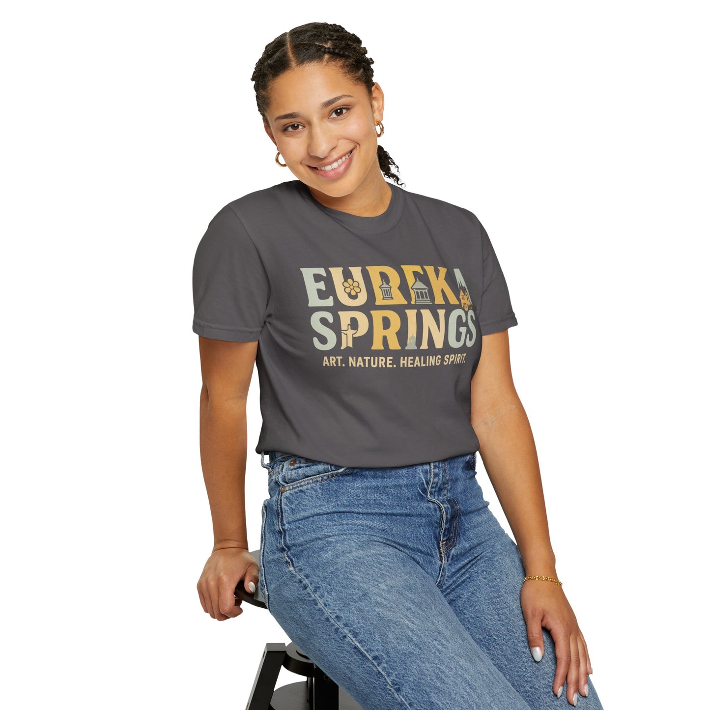 Eureka Springs Arkansas Tee – Art, Nature & Healing Spirit | Rooted South Threads