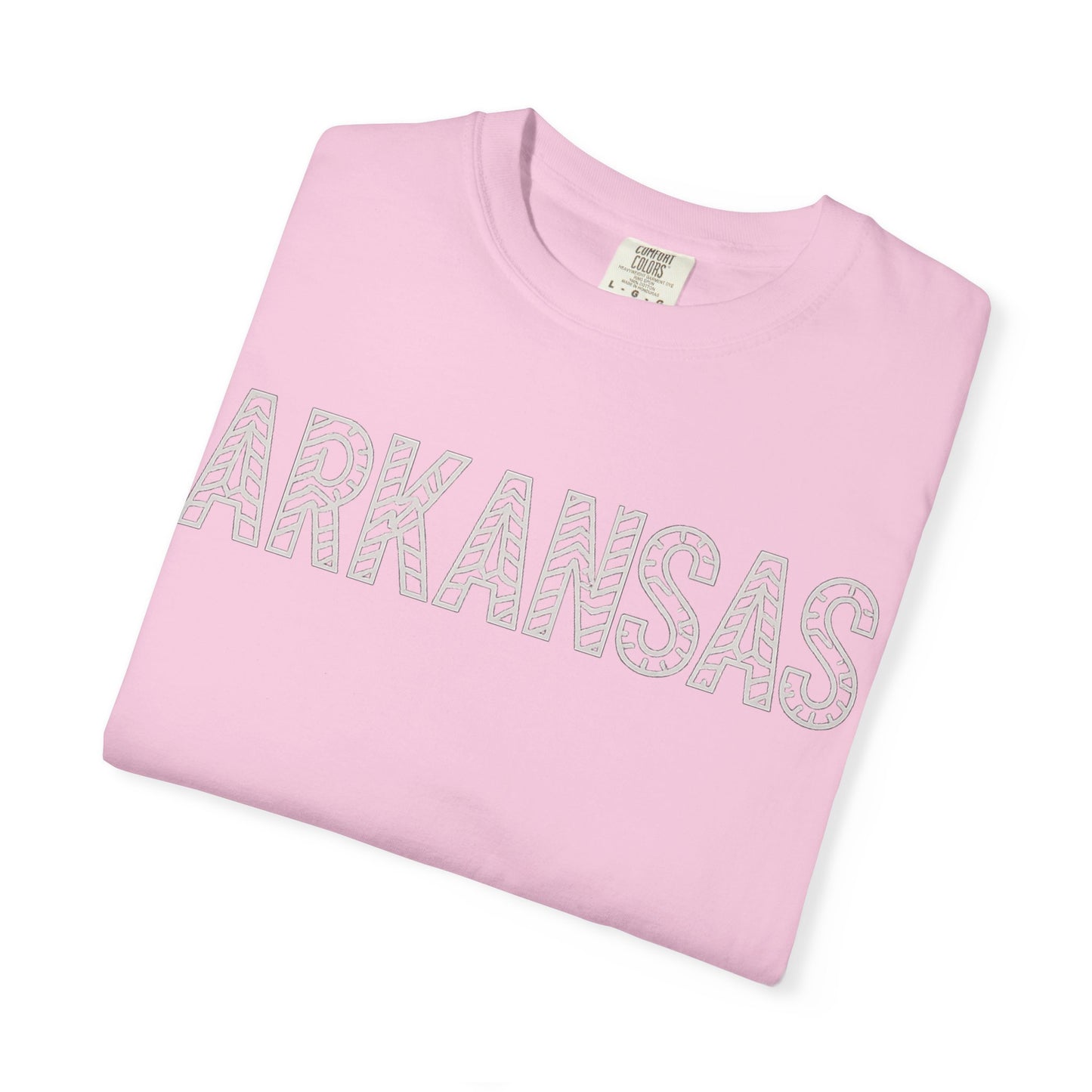 ARKANSAS Chevron Tee-Southern State Pride Tee | Comfort Colors® | Rooted South Threads