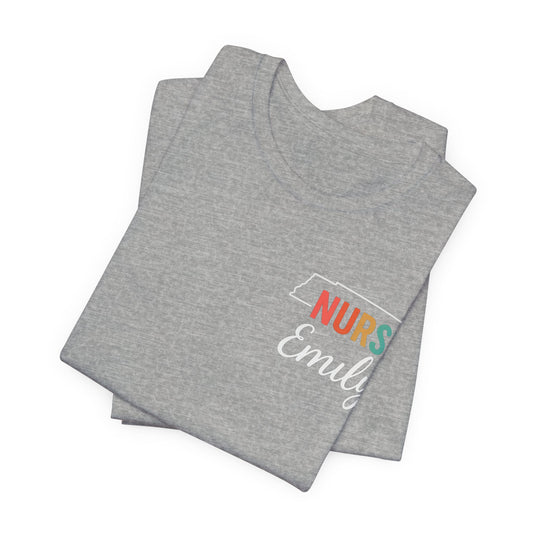Tennessee Nurse Shirt – Personalized State Pride Tee for Nurses with Personalized Name