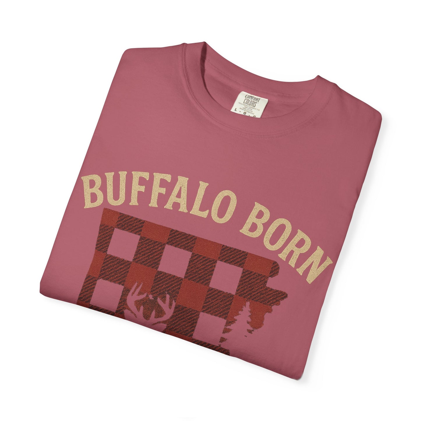 Buffalo Born, Arkansas Bred Tee  | Comfort Colors® | Rooted South Threads