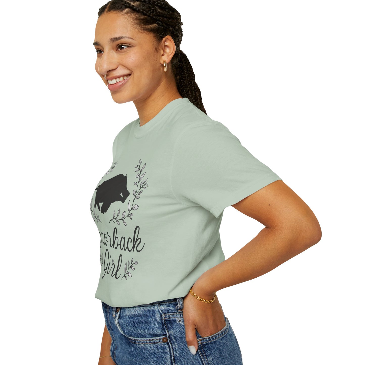 ARKANSAS Razorback Girl Tee – Arkansas Pride Meets Feminine Charm