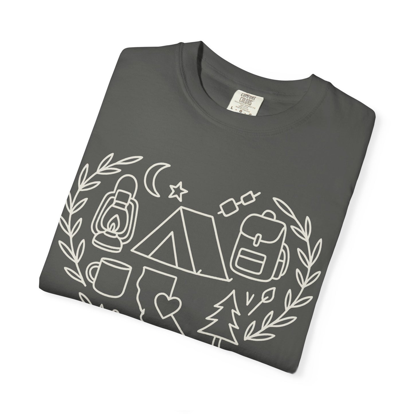 California Camping Heart T-Shirt | Adventure & Nature Tee