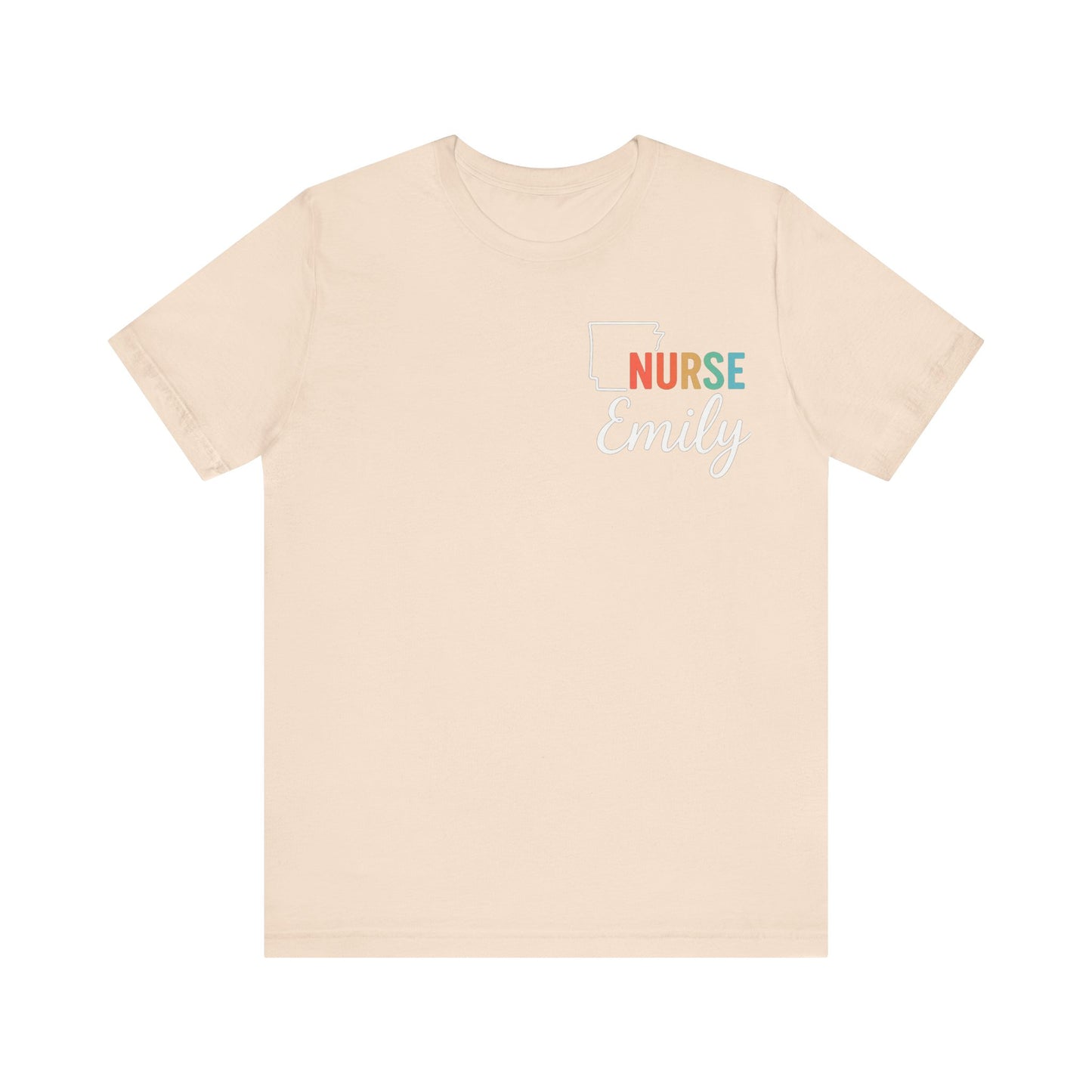 Arkansas Nurse Shirt – Custom State Pride Tee for Nurses with Personalized Name