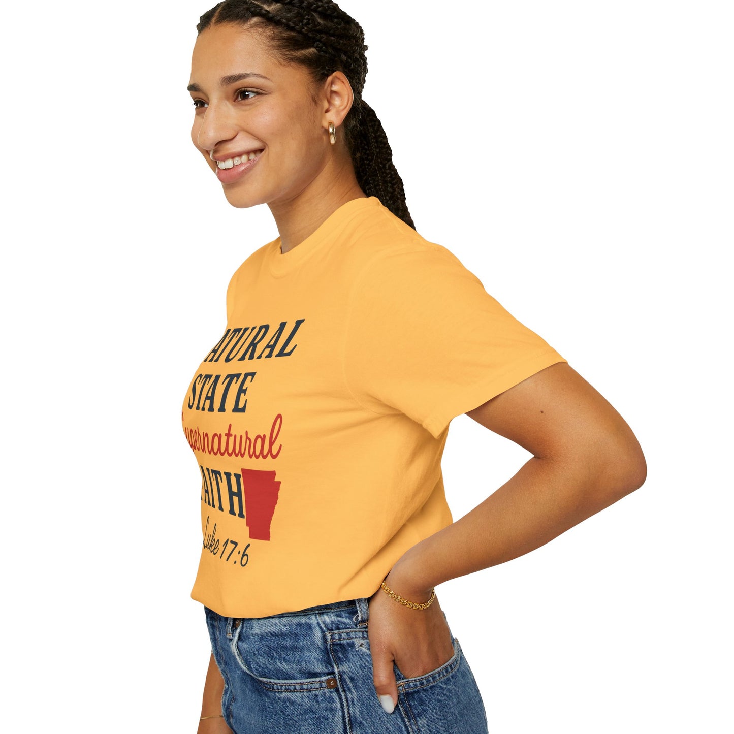 ARKANSAS Natural State, Supernatural Faith – Arkansas Scripture Tee